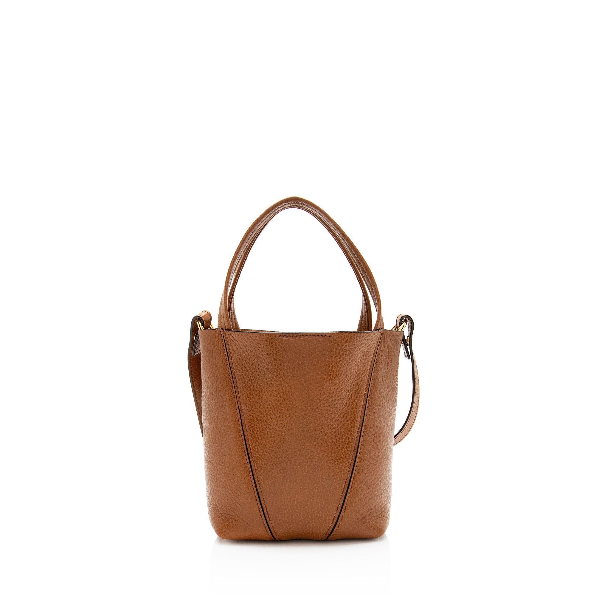 Chloe Chloe Grained Calfskin Spin Small Tote Size ONE SIZE - 3 Thumbnail