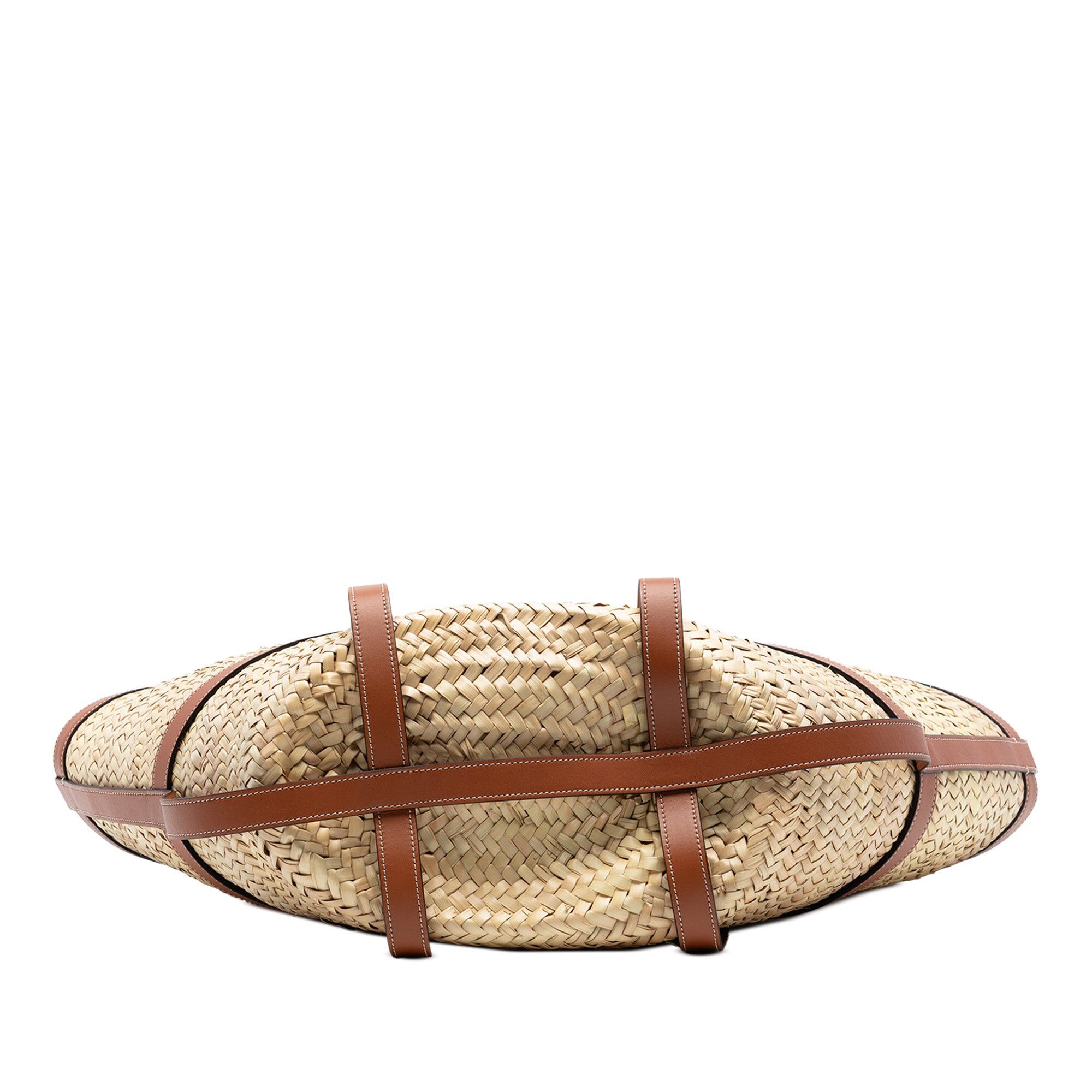 Celine Raffia Gridded Classic Panier Tote Size ONE SIZE - 3 Thumbnail