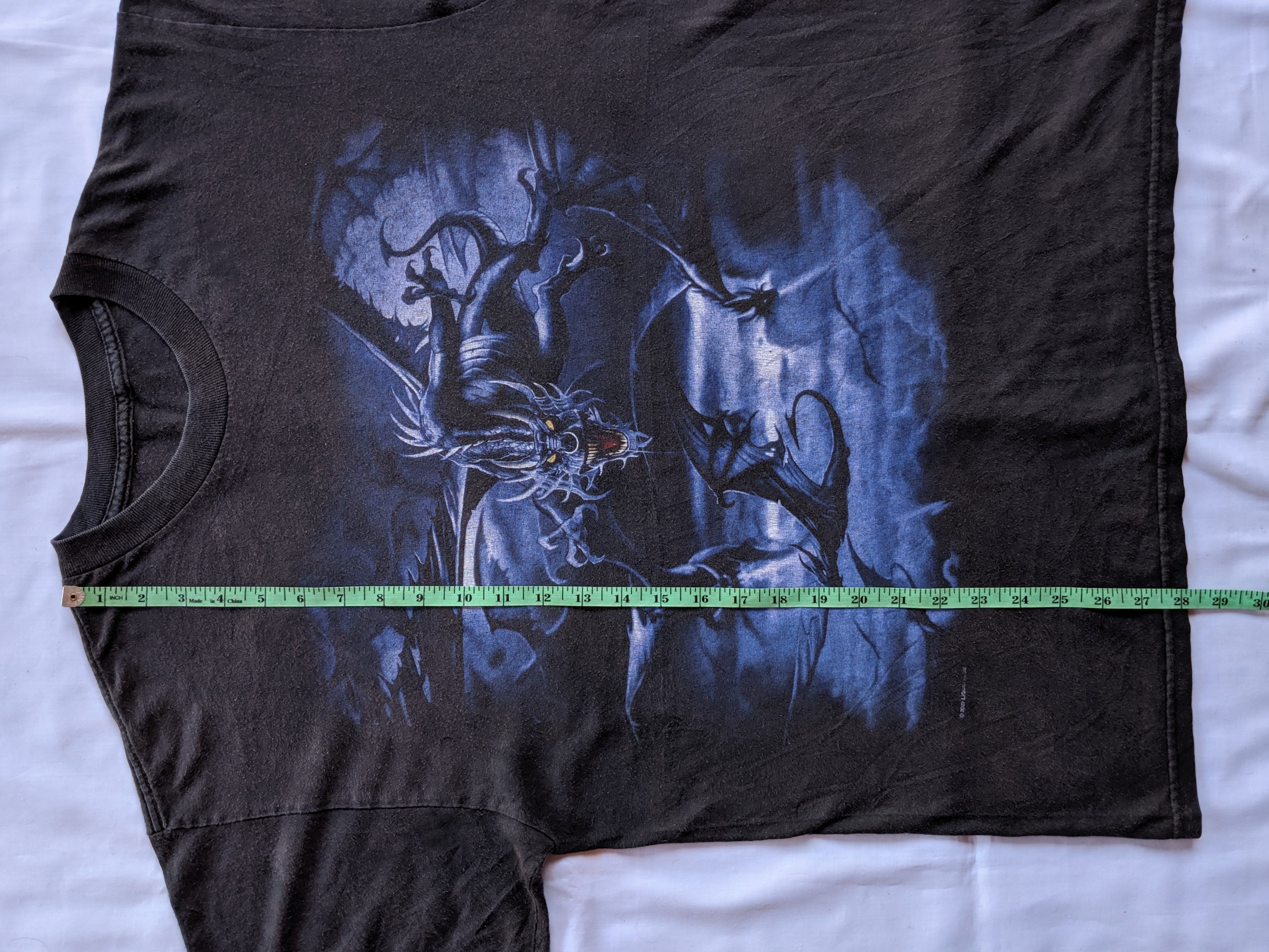 Other Vintage 90s Liquid blue animal tee overprint Size US L / EU 52-54 / 3 - 5 Thumbnail