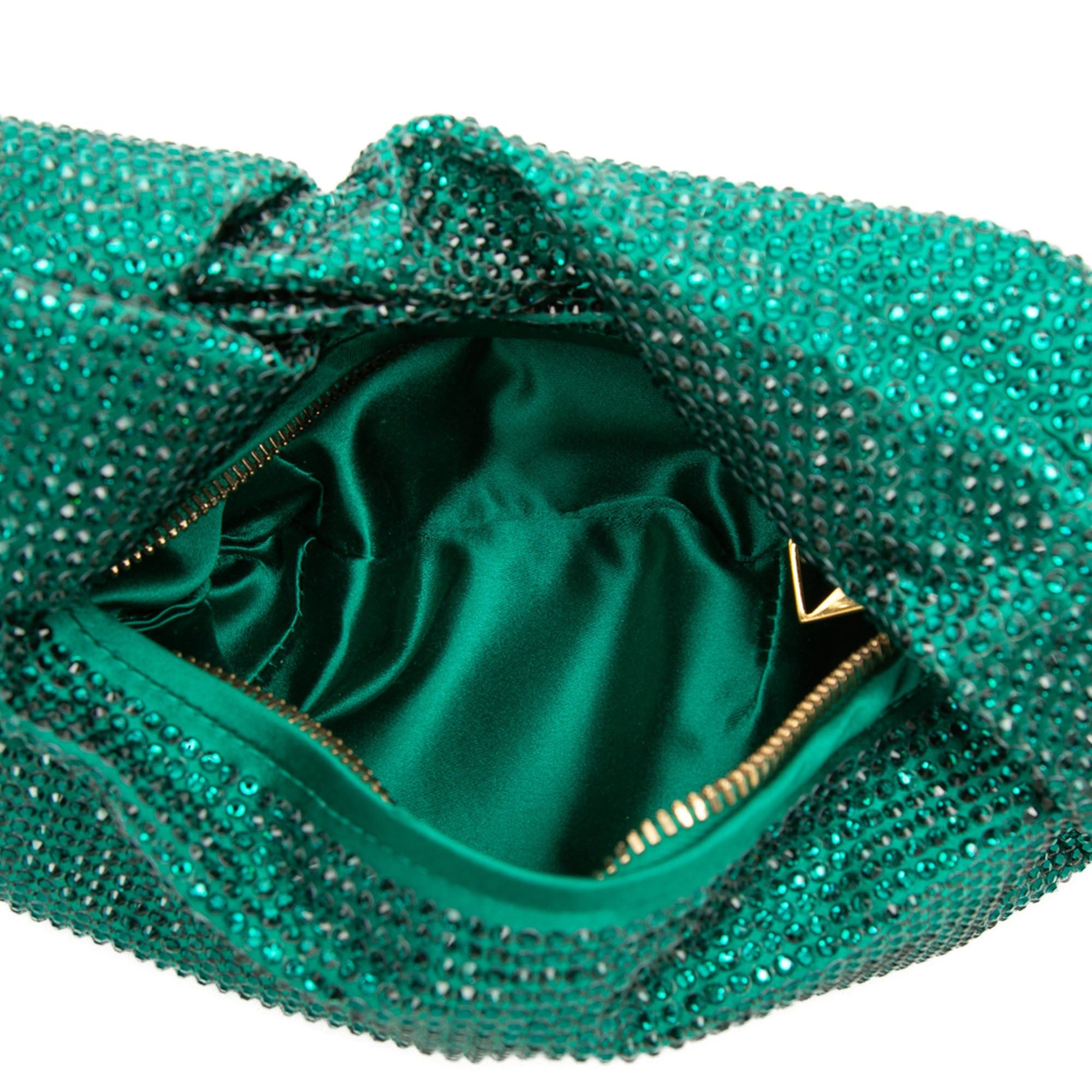 Bottega Veneta Crystal Embellished Satin Jodie Size ONE SIZE - 4 Thumbnail