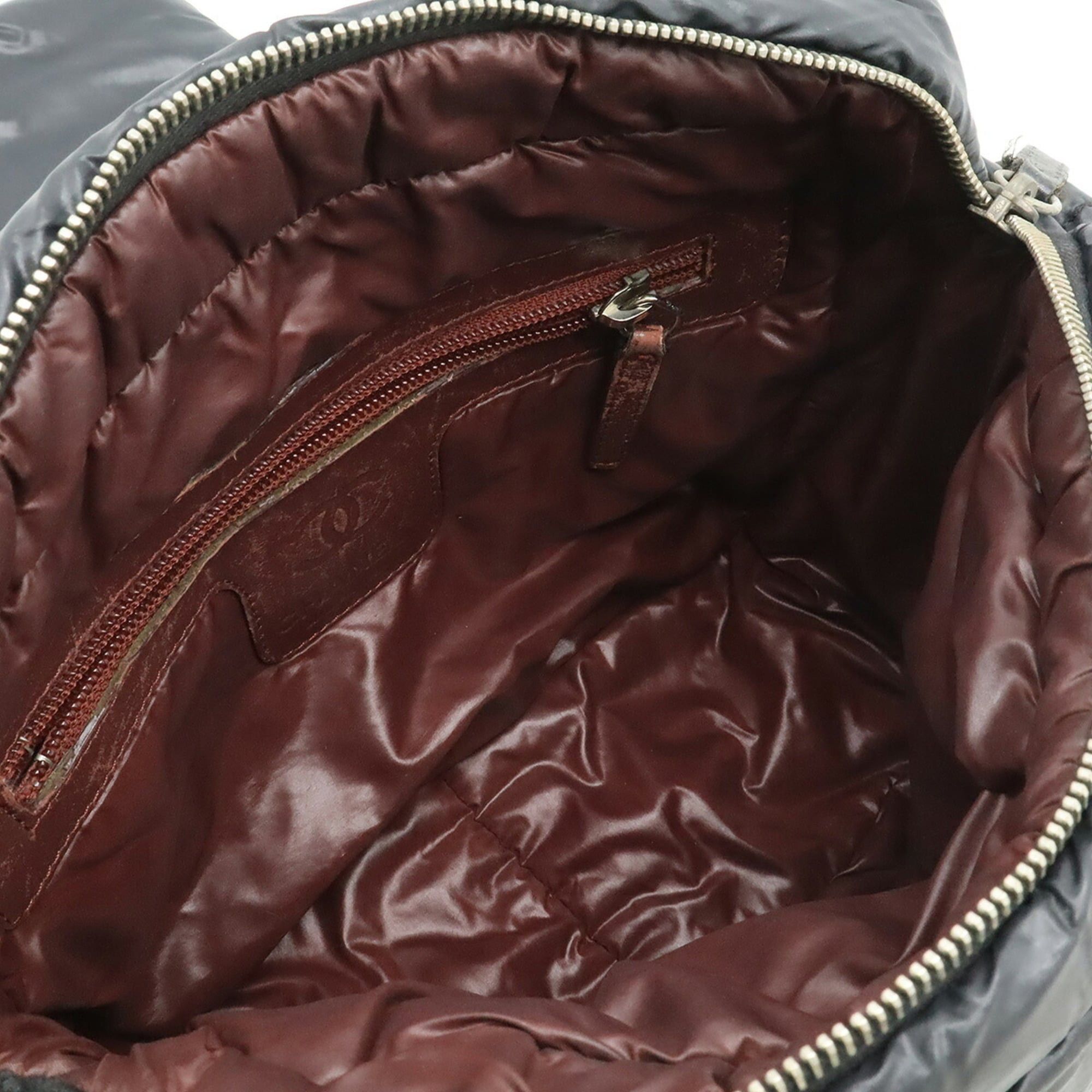 Chanel CHANEL Coco Cocoon Matelassé Small Shoulder Bag, Nylon and Leather, Black, A48616 Size ONE SIZE - 8 Thumbnail