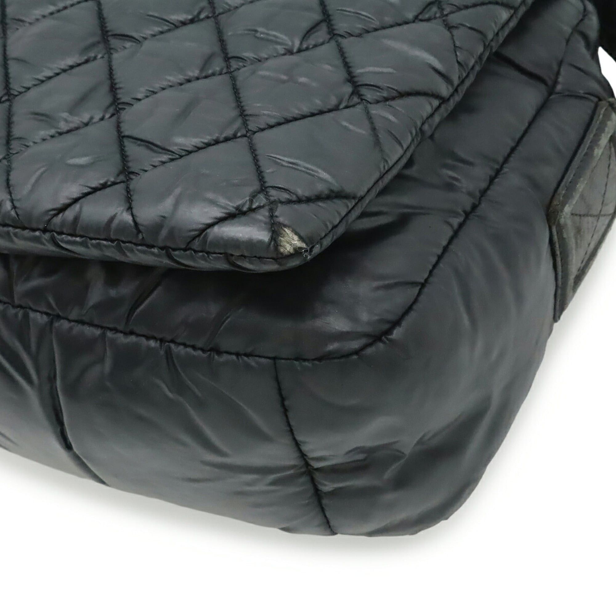 Chanel CHANEL Coco Cocoon Matelassé Small Shoulder Bag, Nylon and Leather, Black, A48616 Size ONE SIZE - 4 Thumbnail