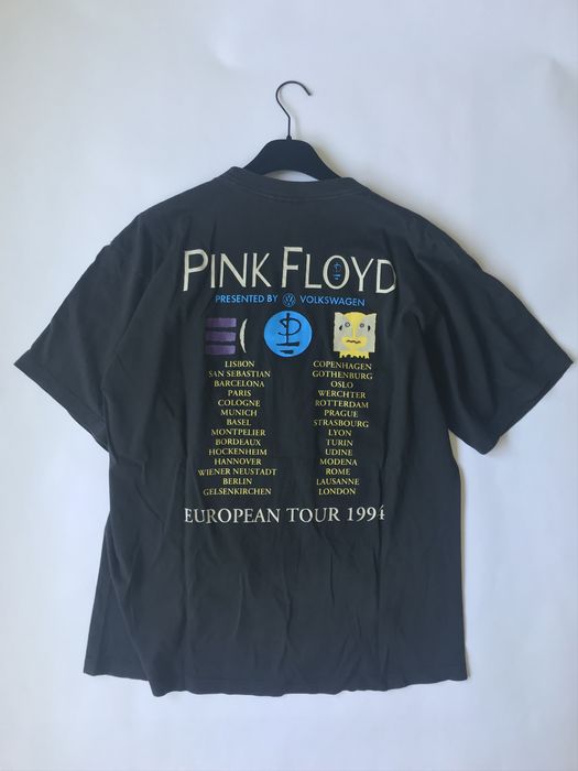 Vintage Rare 1994 Division Bell European Tour T-shirt Pink Floyd