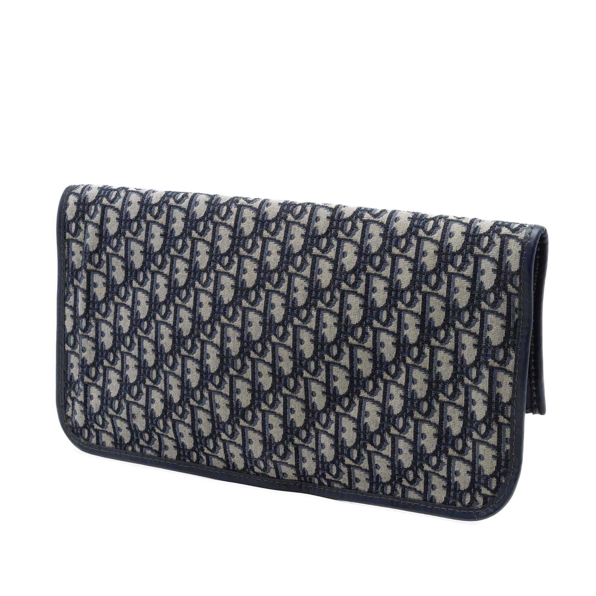 Dior Oblique Canvas Fold Over Clutch Size ONE SIZE - 2 Thumbnail