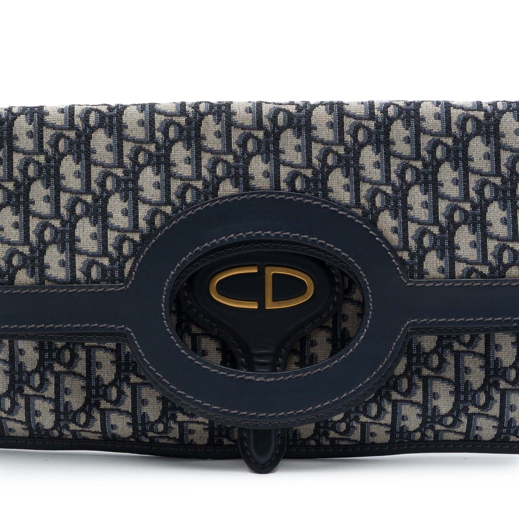 Dior Oblique Canvas Fold Over Clutch Size ONE SIZE - 6 Thumbnail