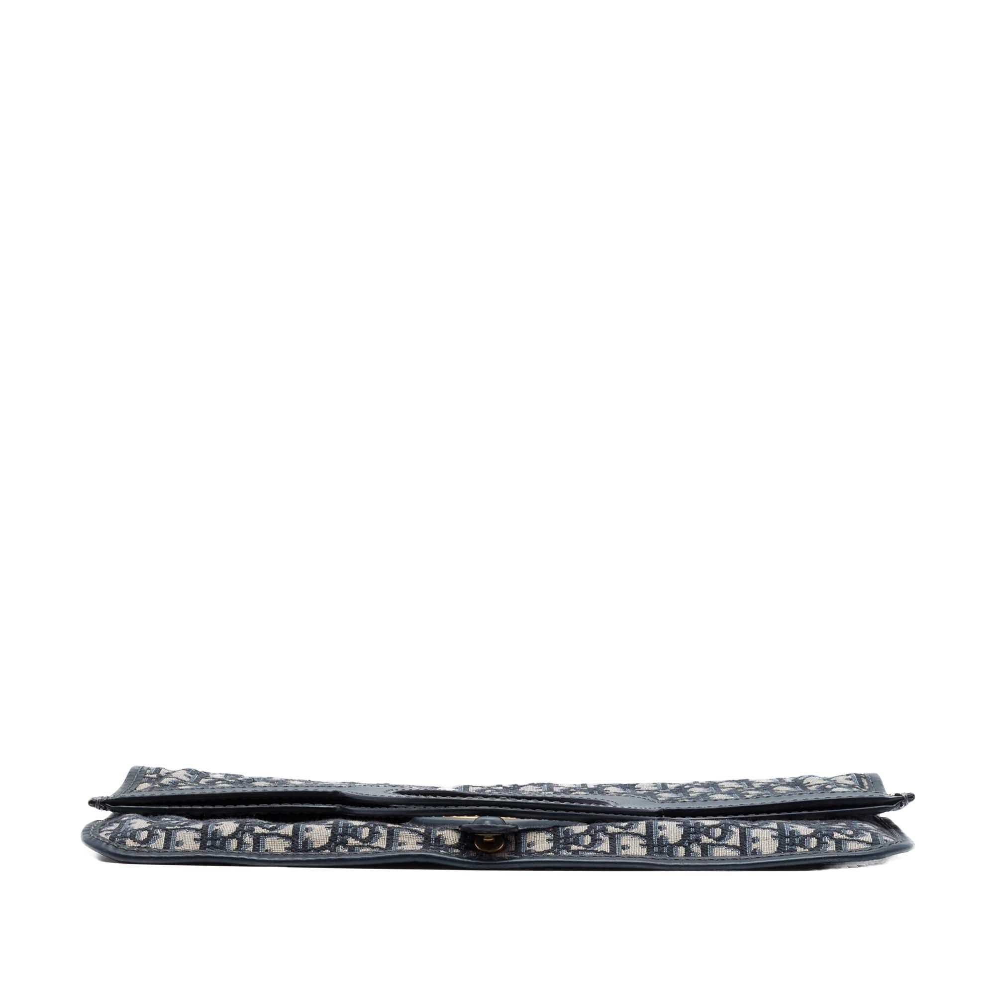 Dior Oblique Canvas Fold Over Clutch Size ONE SIZE - 3 Thumbnail
