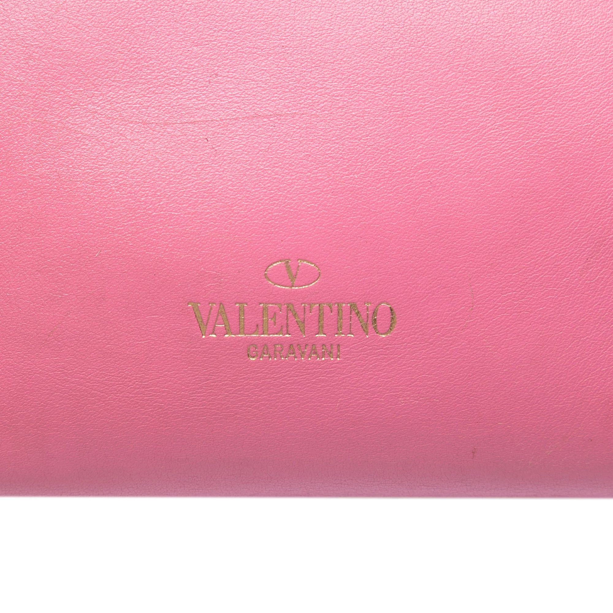 Valentino Leather Rockstud Double Handle Tote Size ONE SIZE - 5 Thumbnail