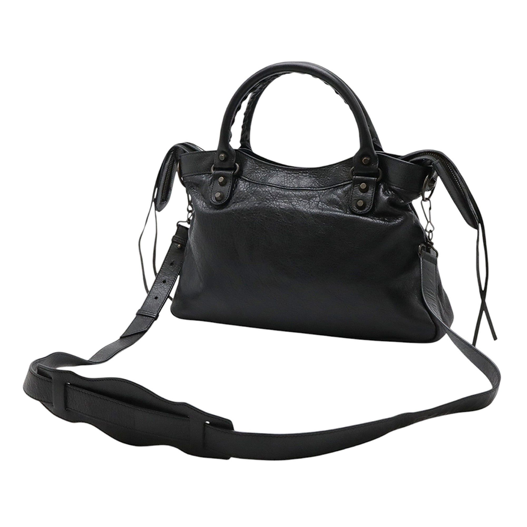 Balenciaga Lambskin Motocross Classic Town Satchel Size ONE SIZE - 2 Thumbnail