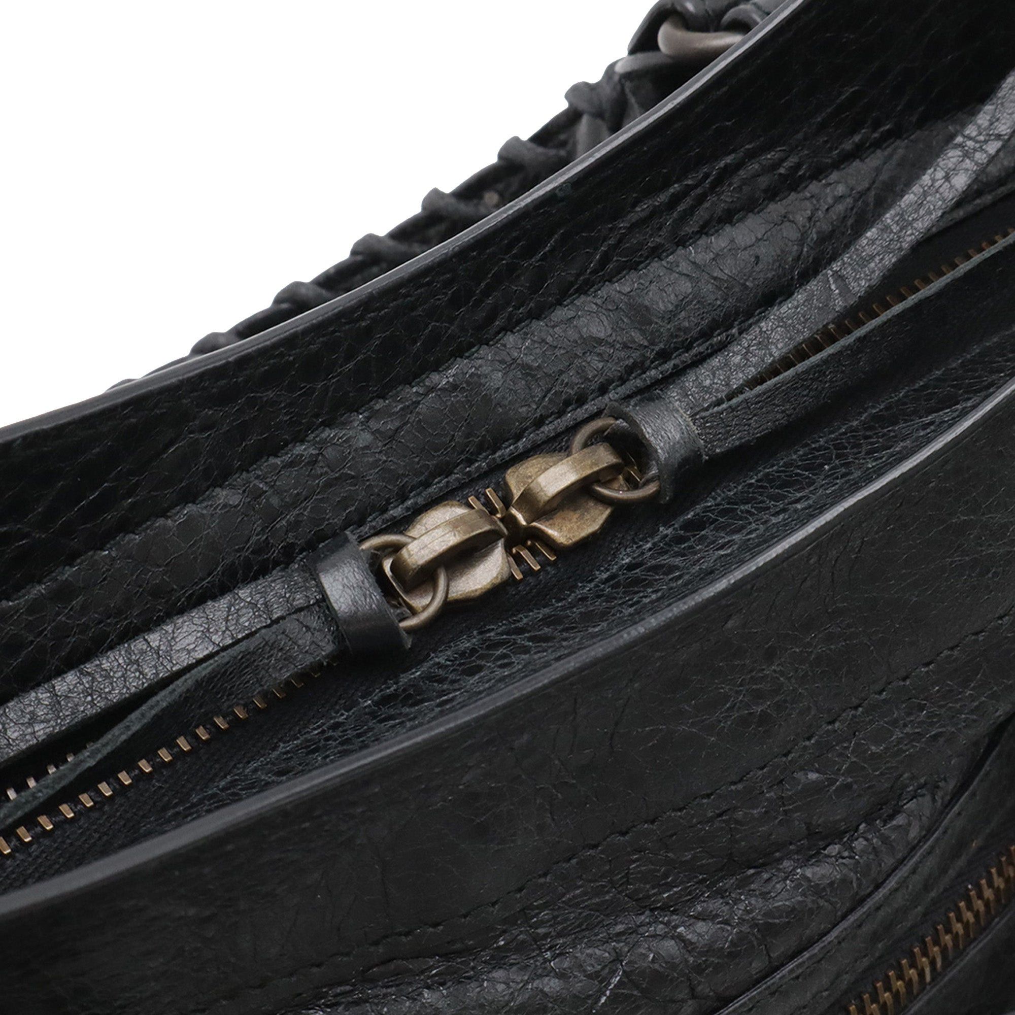 Balenciaga Lambskin Motocross Classic Town Satchel Size ONE SIZE - 5 Thumbnail
