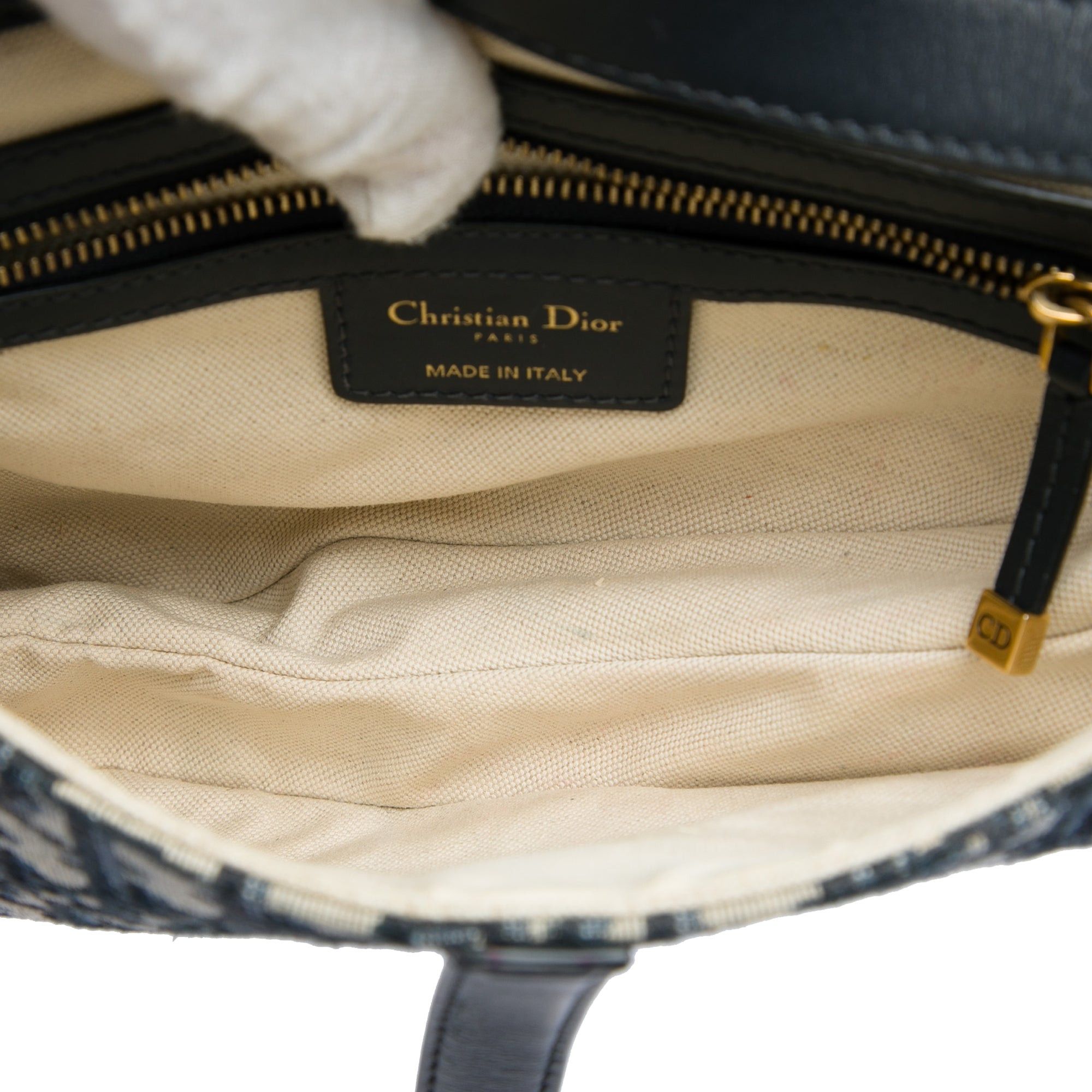 Dior Oblique Canvas Saddle Bag Size ONE SIZE - 4 Thumbnail