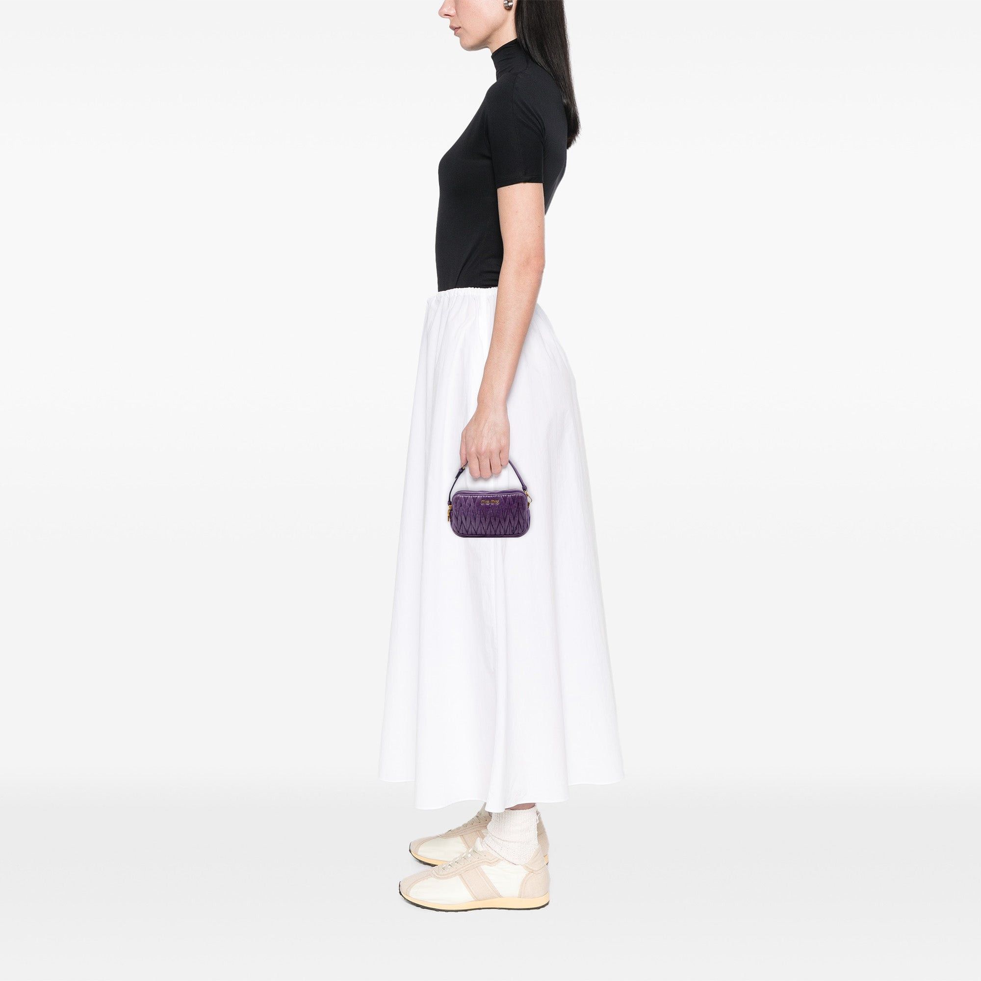 Miu Miu Nappa Matelasse Double Zip Handbag Size ONE SIZE - 6 Thumbnail