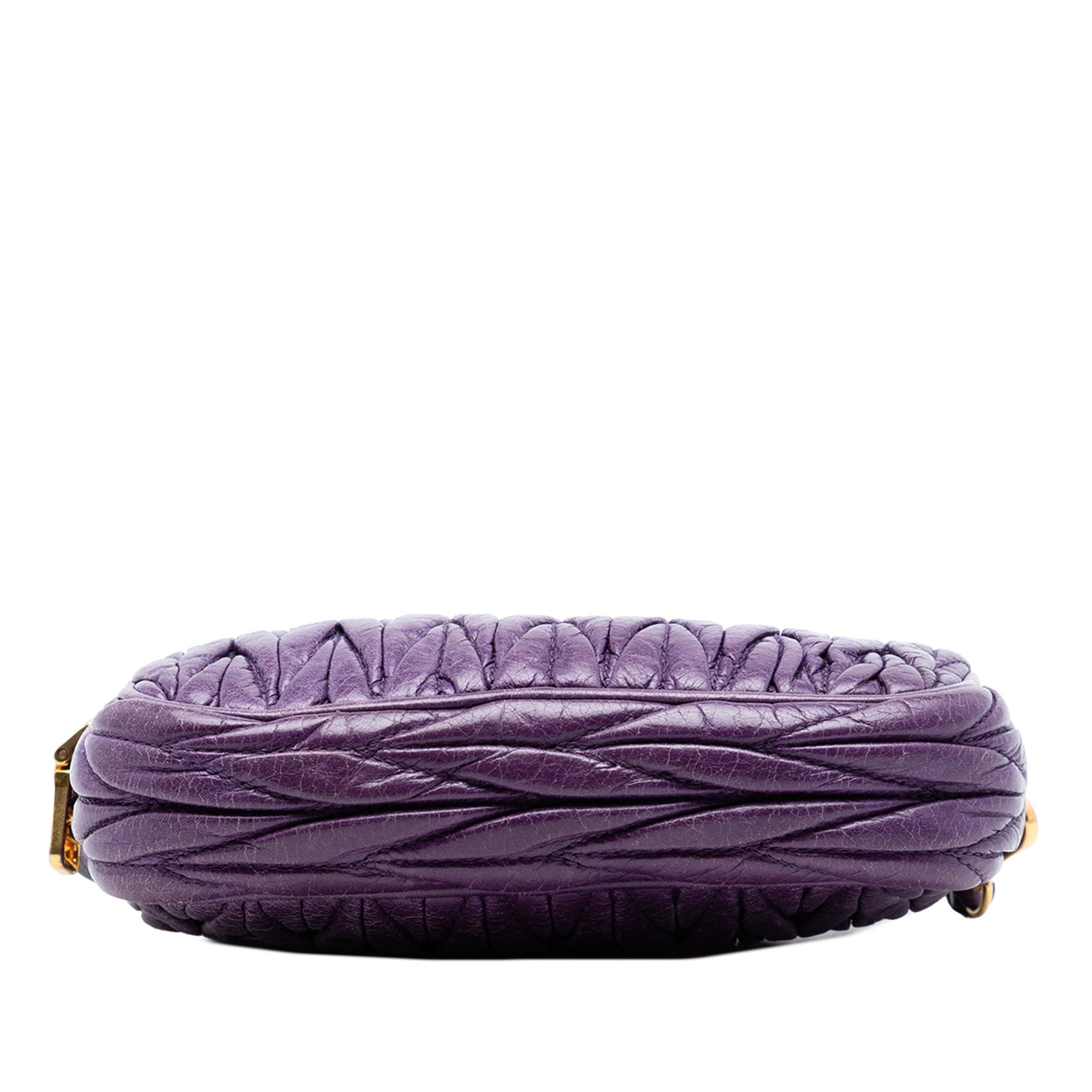 Miu Miu Nappa Matelasse Double Zip Handbag Size ONE SIZE - 3 Thumbnail