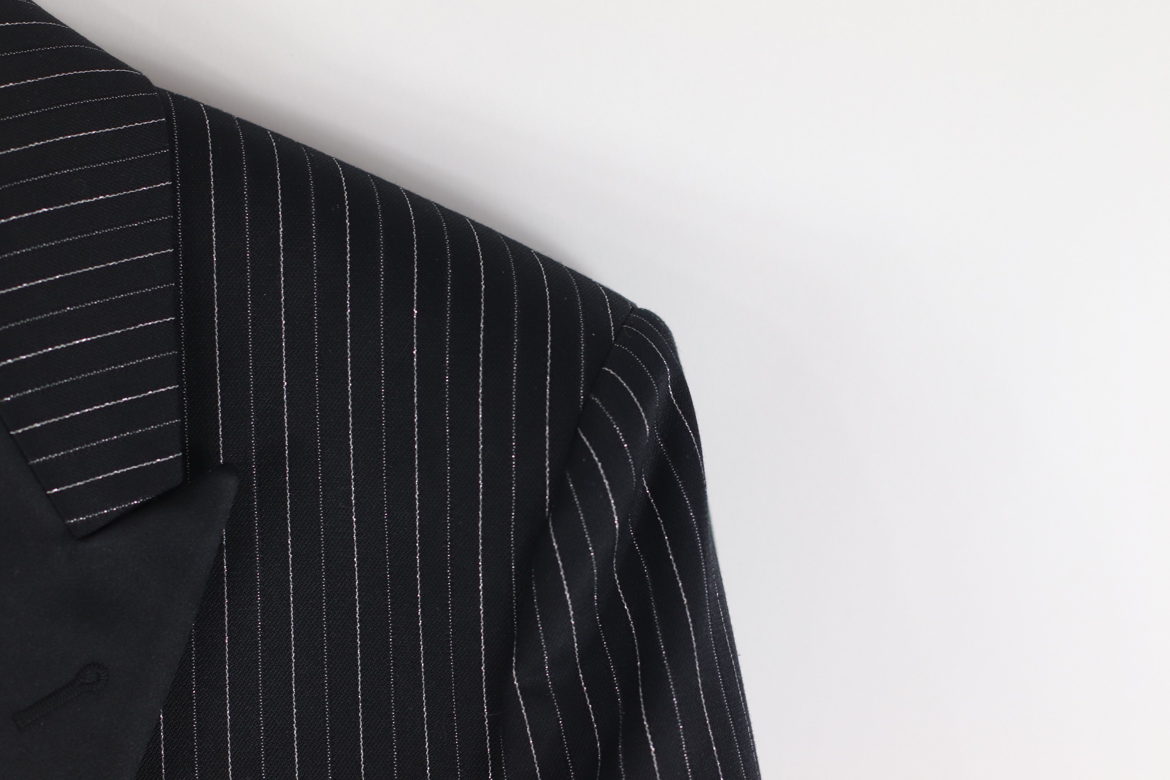 Saint Laurent Paris FW15 Striped Blazer Size 54R - 4 Thumbnail