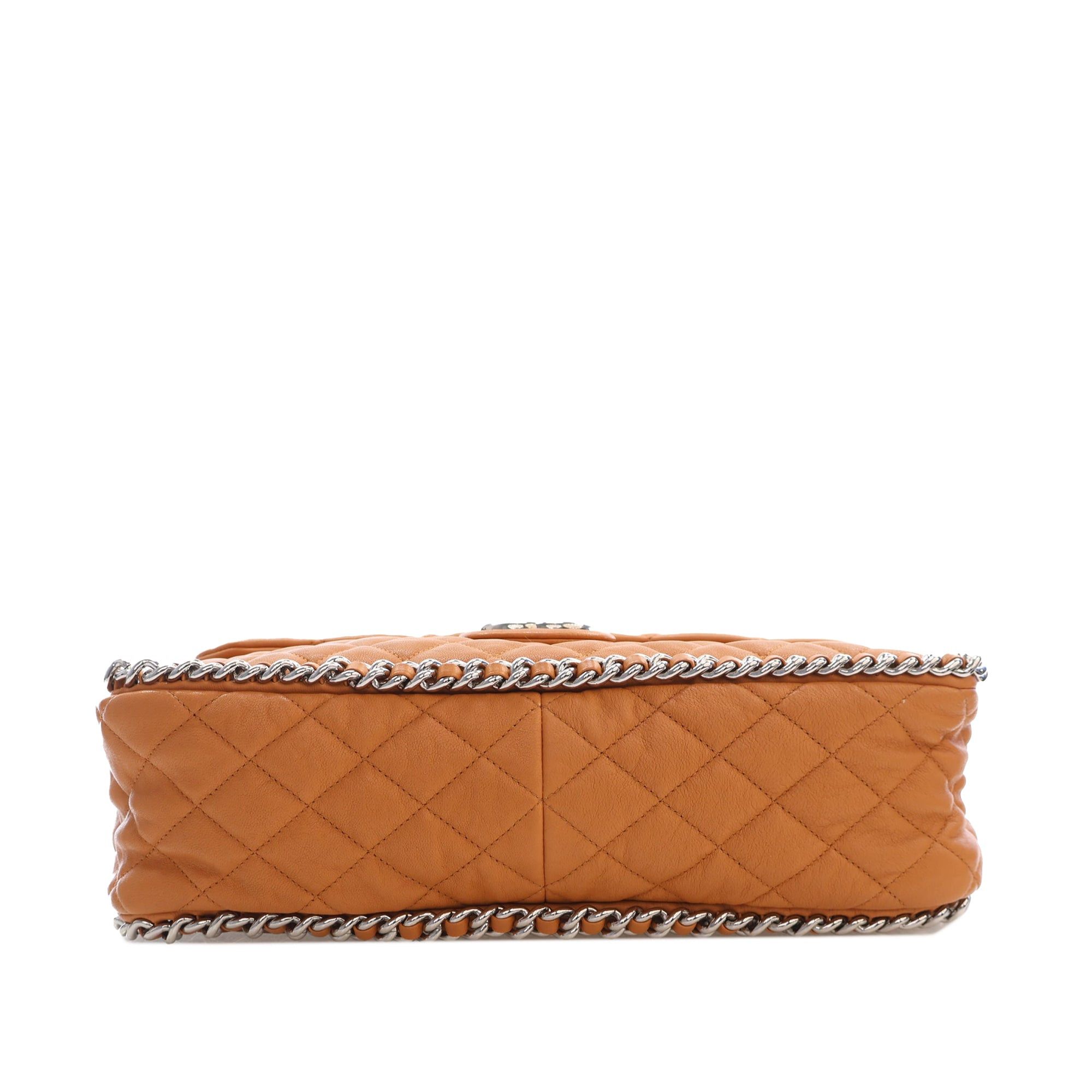 Chanel Maxi Quilted Washed Lambskin Chain Around Flap Size ONE SIZE - 3 Thumbnail