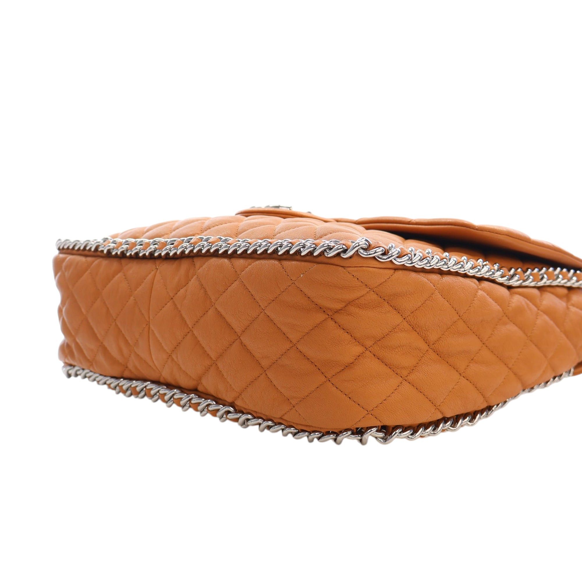 Chanel Maxi Quilted Washed Lambskin Chain Around Flap Size ONE SIZE - 7 Thumbnail