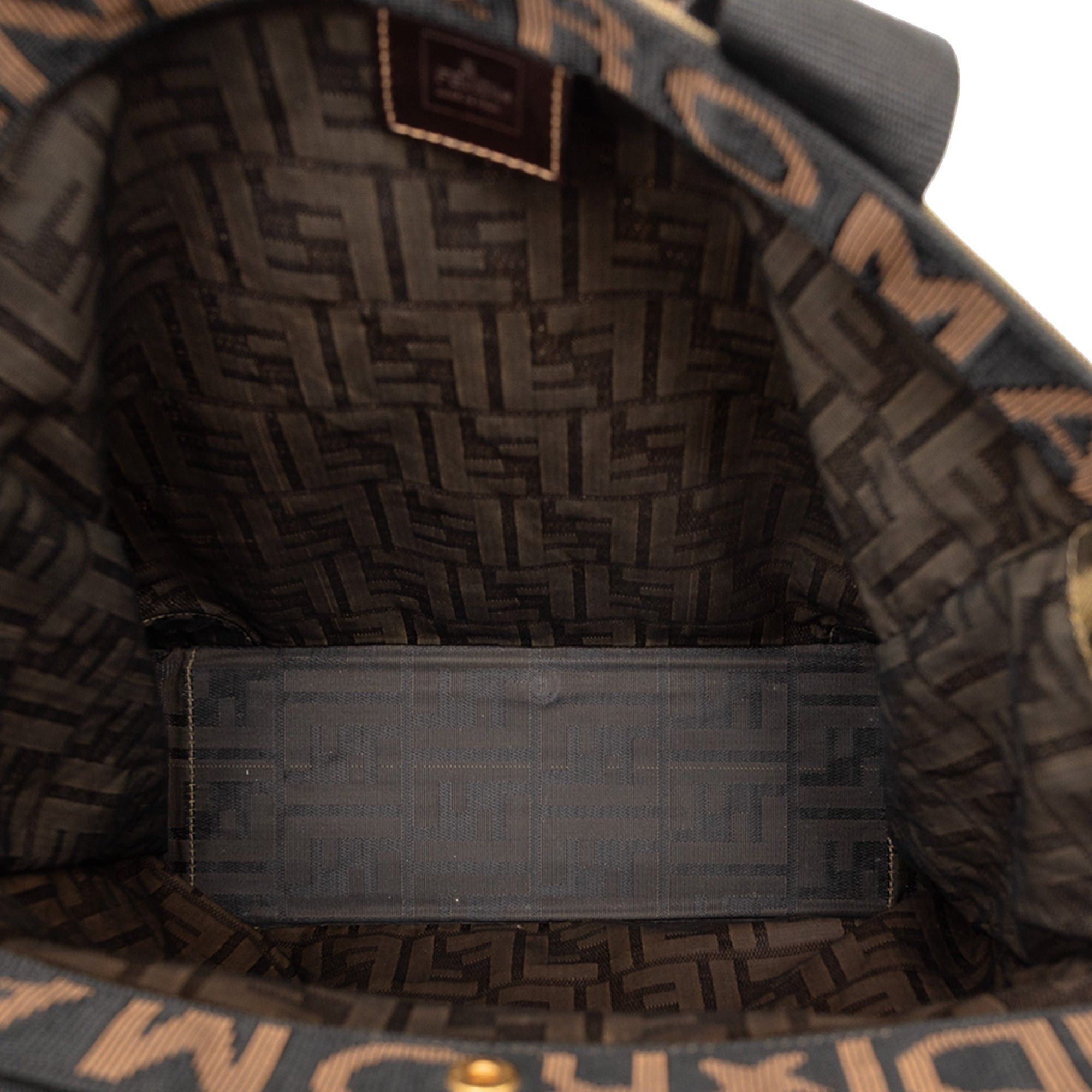 Fendi Zucca Canvas Shopping Tote Size ONE SIZE - 4 Thumbnail
