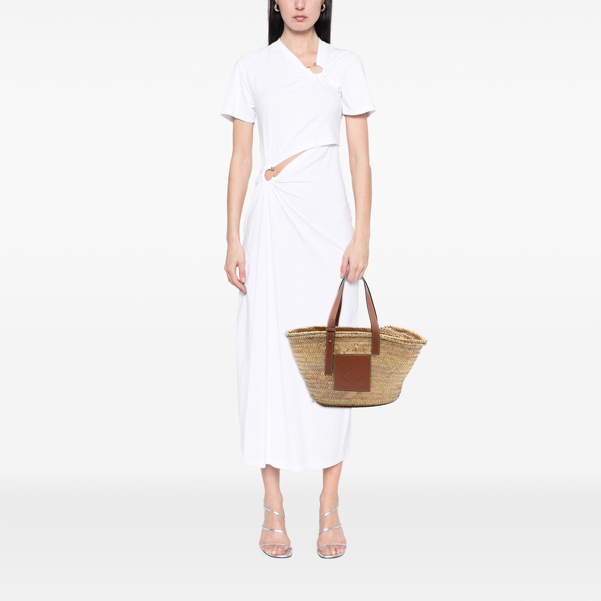 Loewe Raffia Anagram Basket Tote Size ONE SIZE - 6 Thumbnail
