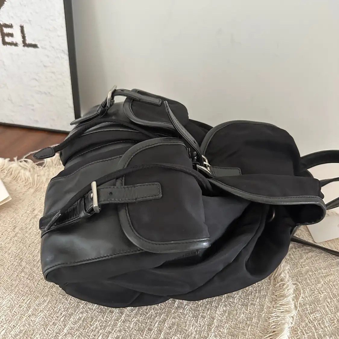 Prada PRADA Re-Nylon Medium black nylon backpack Size ONE SIZE - 2 Thumbnail
