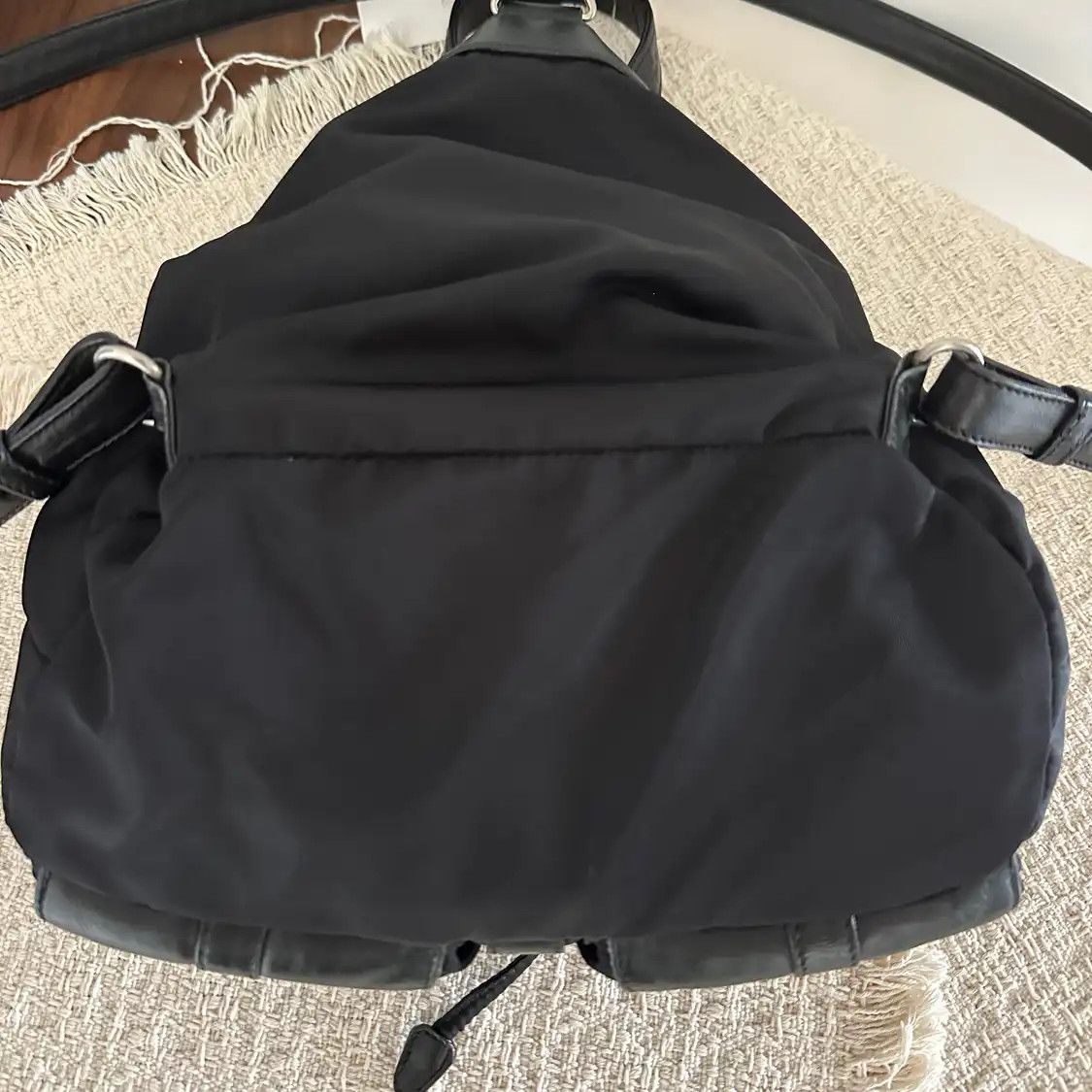Prada PRADA Re-Nylon Medium black nylon backpack Size ONE SIZE - 5 Thumbnail