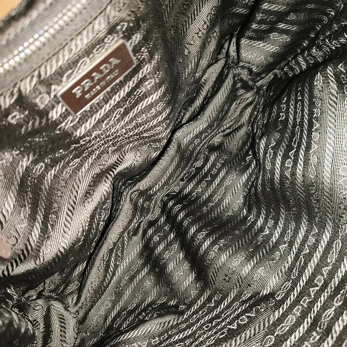 Prada PRADA brown suede shoulder bag handbag silver hardware Size ONE SIZE - 15 Thumbnail