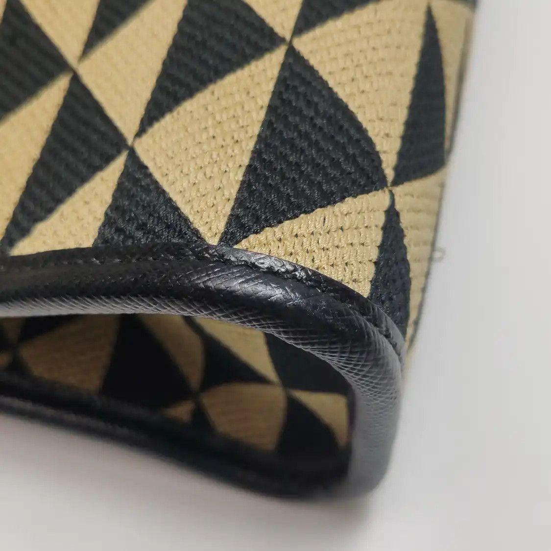Prada PRADA Symbole brown fabric logo handbag Size ONE SIZE - 9 Thumbnail