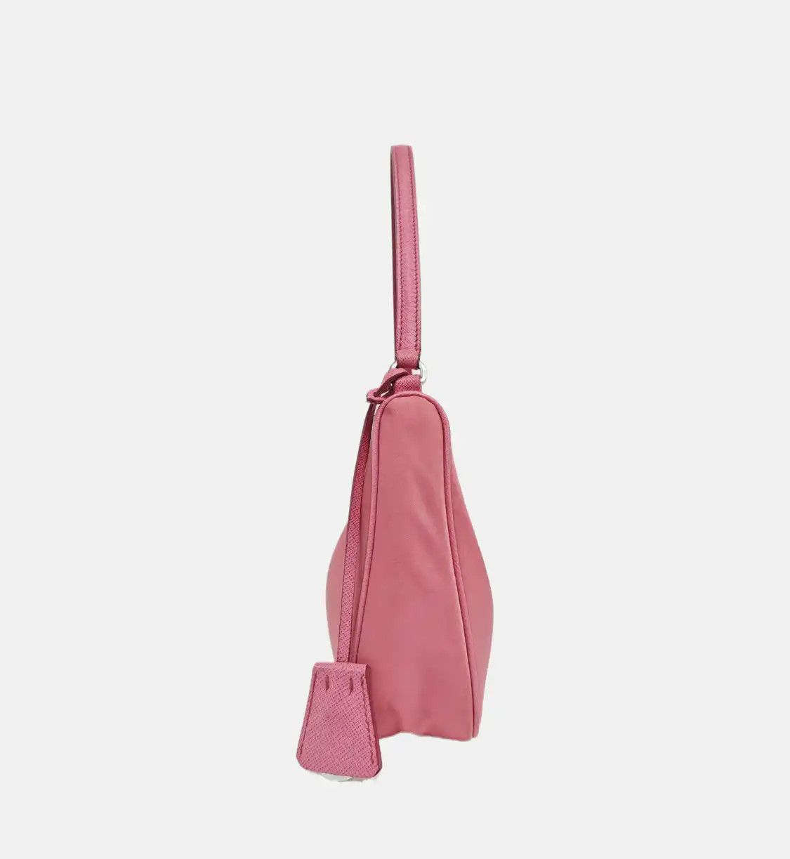 Prada PRADA Re-Edition 2005 mini pink nylon logo handbag shoulder bag silver hardware Size ONE SIZE - 3 Thumbnail