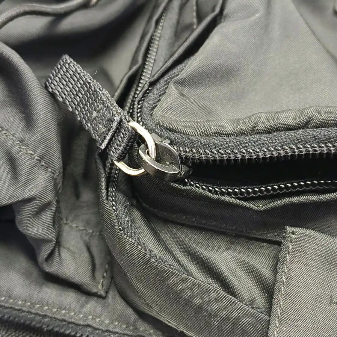 Prada PRADA black nylon logo crossbody bag belt bag/ chest silver hardware Size ONE SIZE - 11 Thumbnail