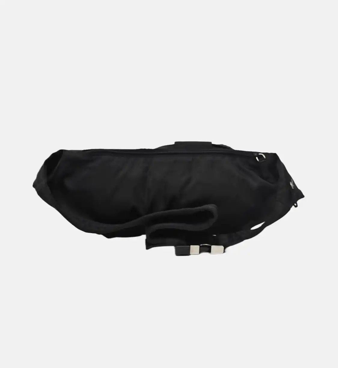 Prada PRADA black nylon logo crossbody bag belt bag/ chest silver hardware Size ONE SIZE - 5 Thumbnail