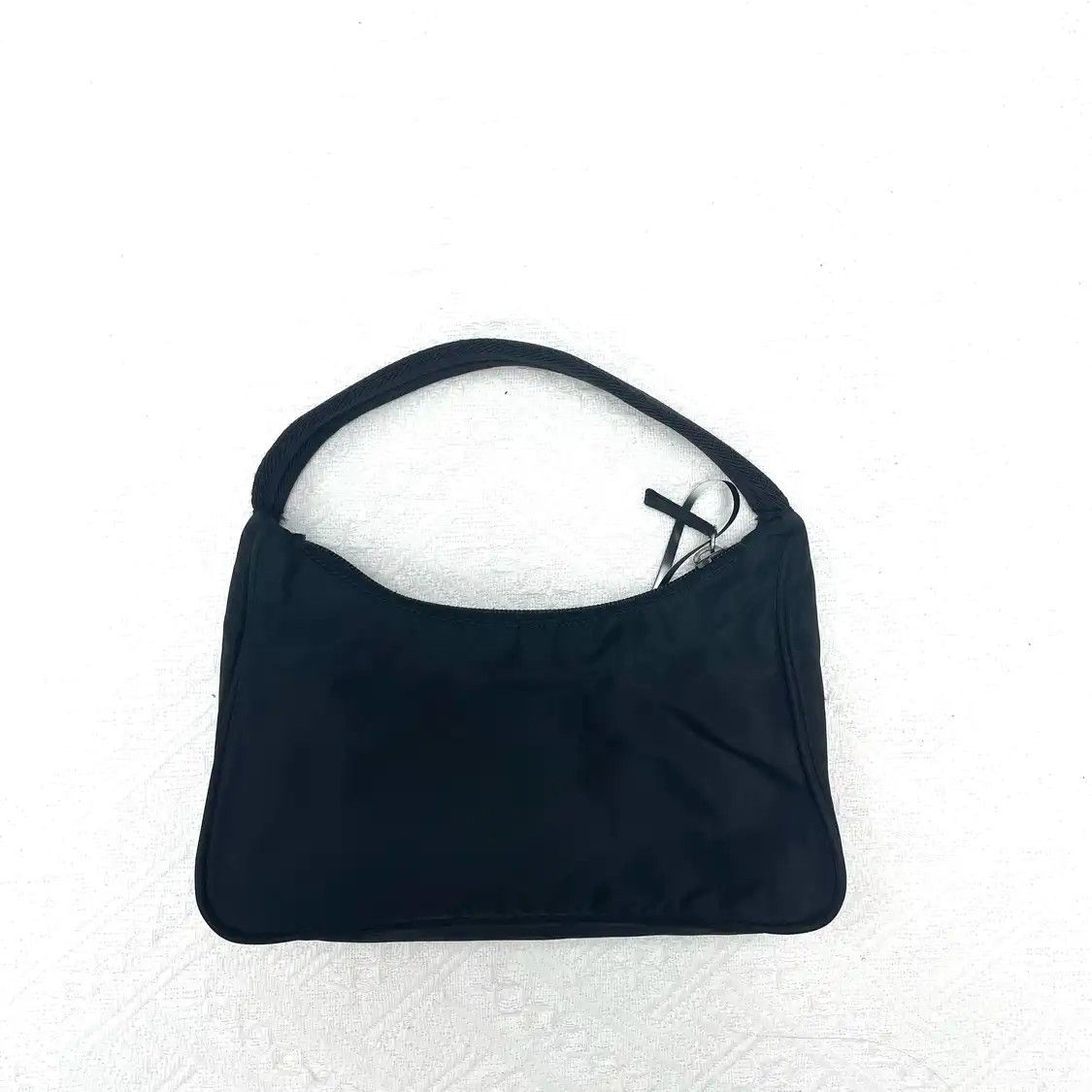 Prada PRADA Re-Edition 2000 mini black nylon logo handbag Size ONE SIZE - 2 Thumbnail