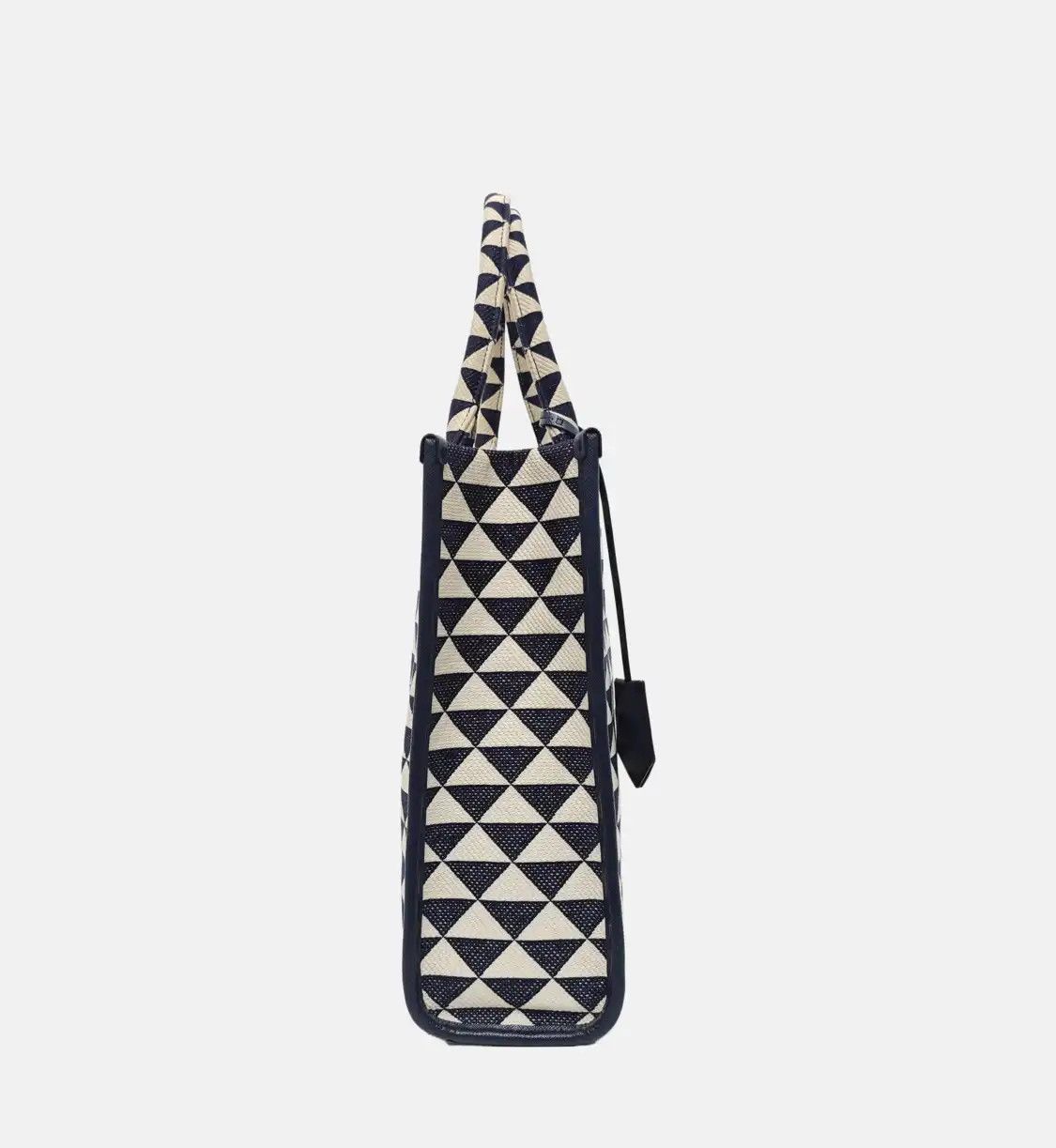 Prada PRADA Symbole Large color-block canvas handbag gold hardware Size ONE SIZE - 4 Thumbnail