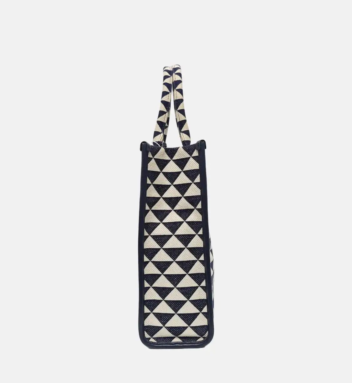 Prada PRADA Symbole Large color-block canvas handbag gold hardware Size ONE SIZE - 3 Thumbnail