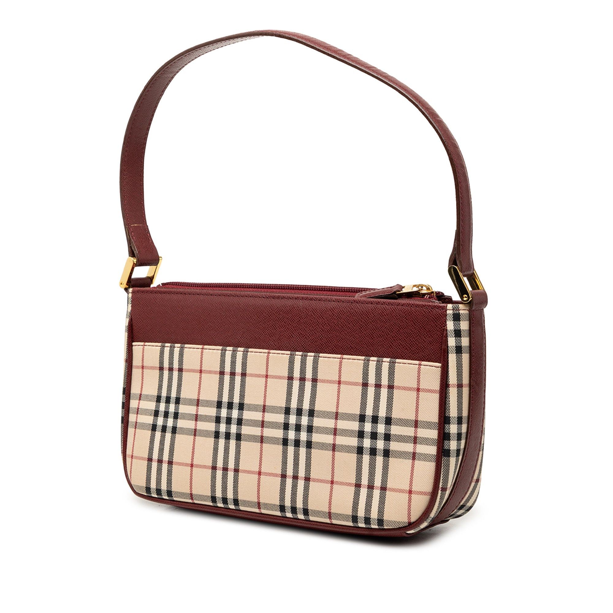 Burberry House Check Canvas Shoulder Bag Size ONE SIZE - 2 Thumbnail