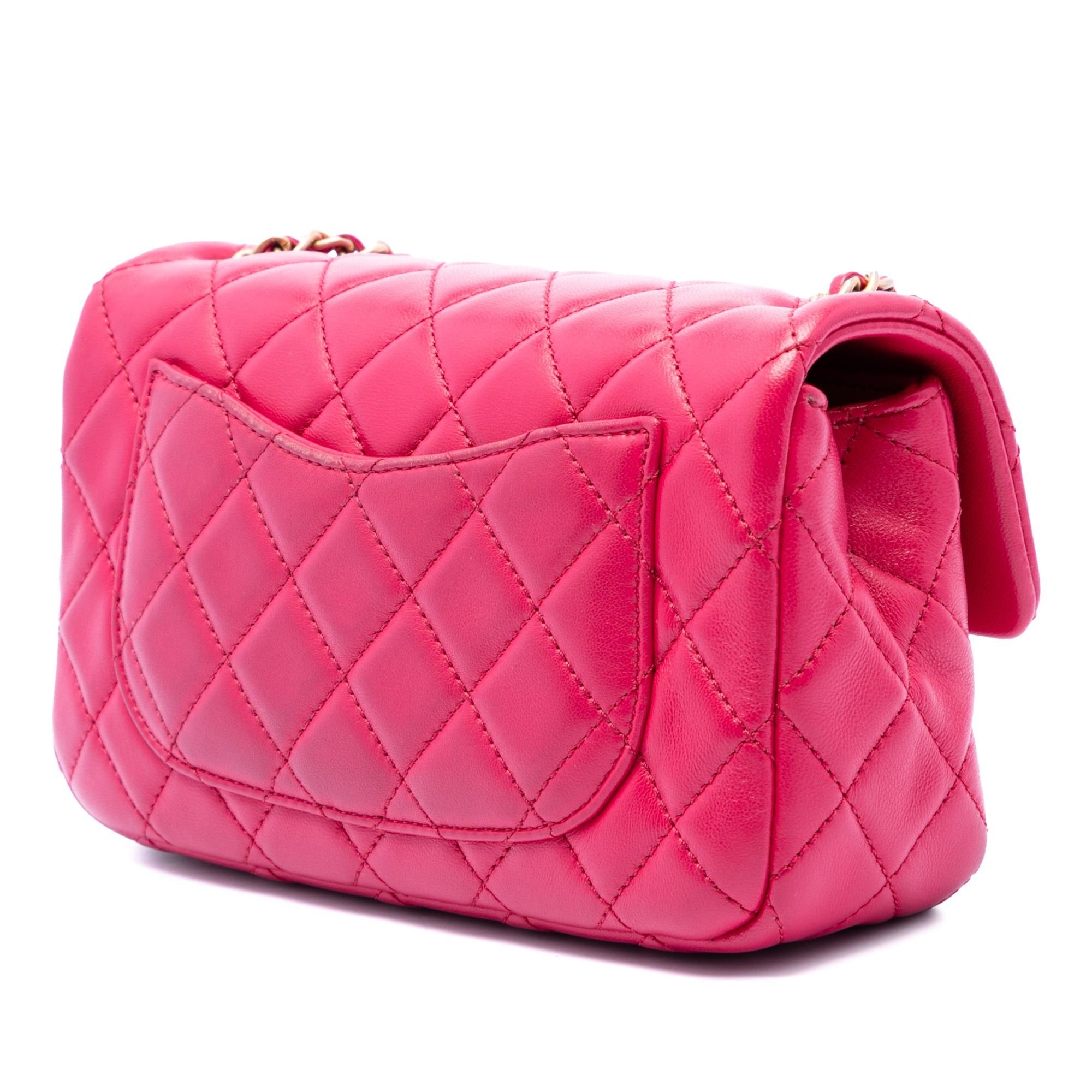 Chanel Rectangular Classic Lambskin Pearl Crush Single Flap Size ONE SIZE - 2 Thumbnail