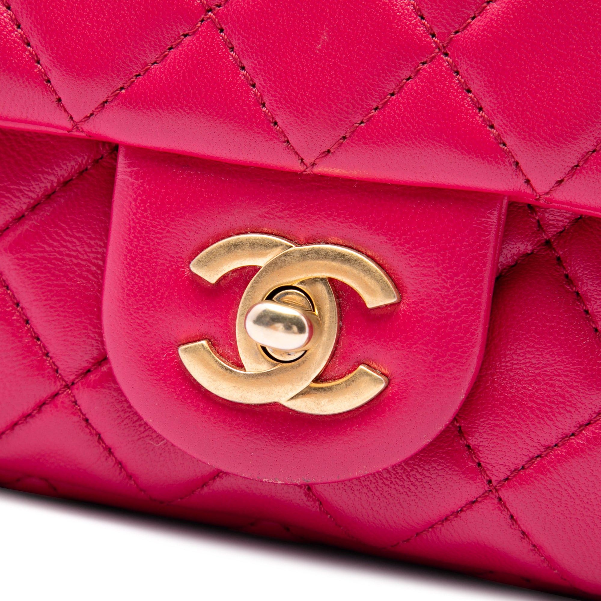 Chanel Rectangular Classic Lambskin Pearl Crush Single Flap Size ONE SIZE - 5 Thumbnail