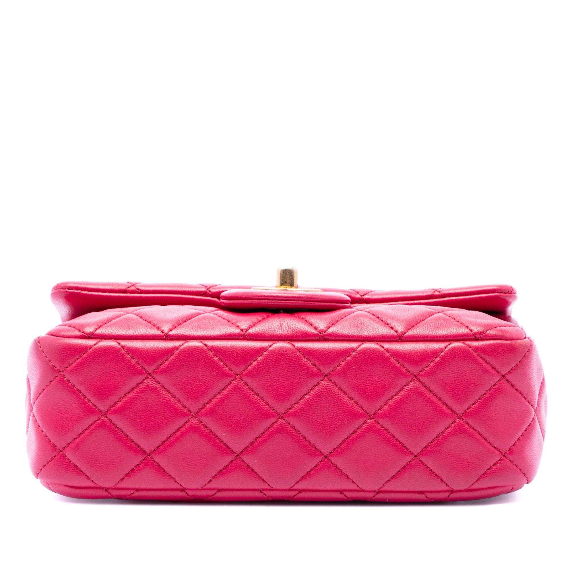 Chanel Rectangular Classic Lambskin Pearl Crush Single Flap Size ONE SIZE - 3 Thumbnail