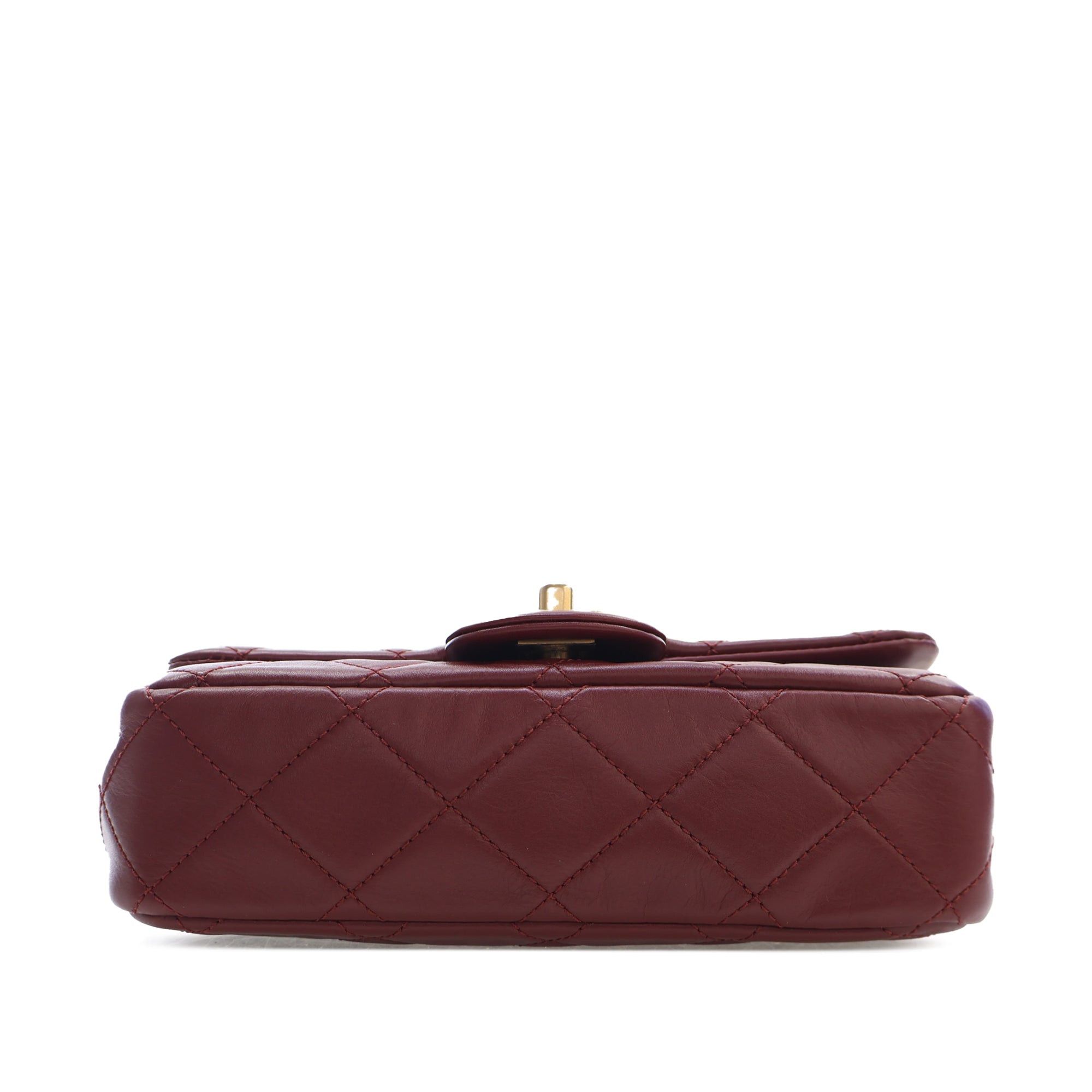 Chanel Quilted Calfskin Crystal Pearls Chain Flap Size ONE SIZE - 3 Thumbnail
