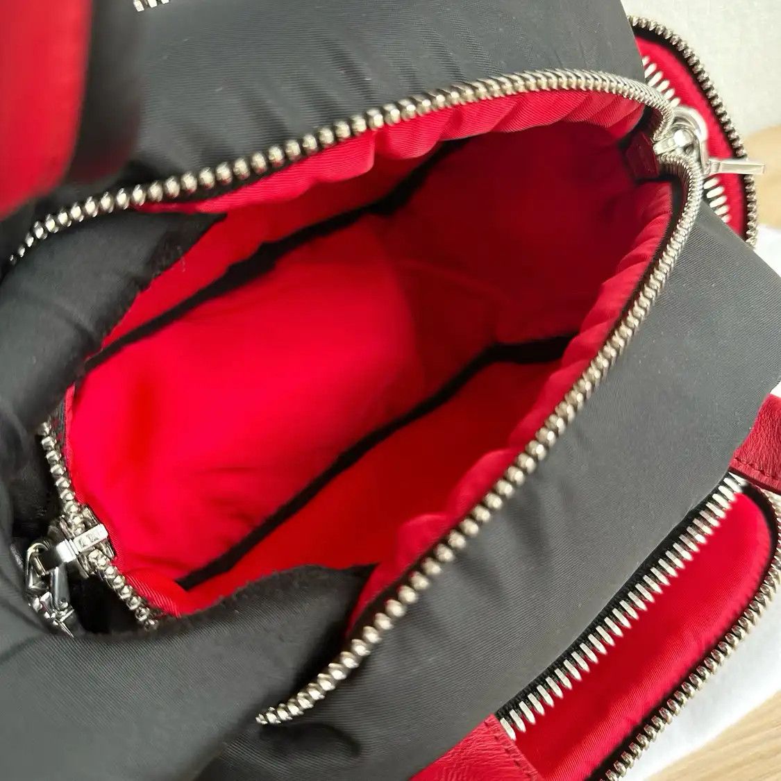 Prada PRADA Cargo Small black nylon crossbody bag silver hardware detachable strap Size ONE SIZE - 9 Thumbnail
