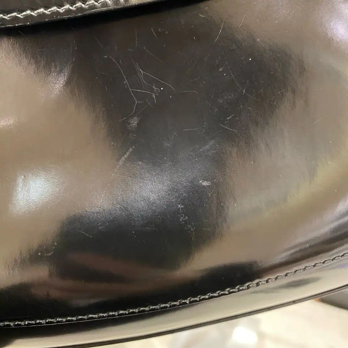Prada PRADA Cleo black cowhide leather shoulder bag silver hardware Size ONE SIZE - 10 Thumbnail