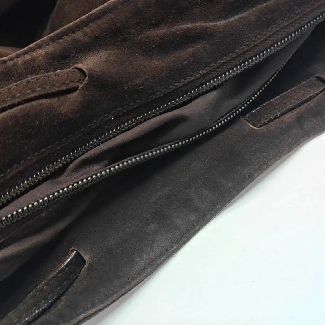 Prada PRADA brown suede shoulder bag gold hardware Size ONE SIZE - 10 Thumbnail