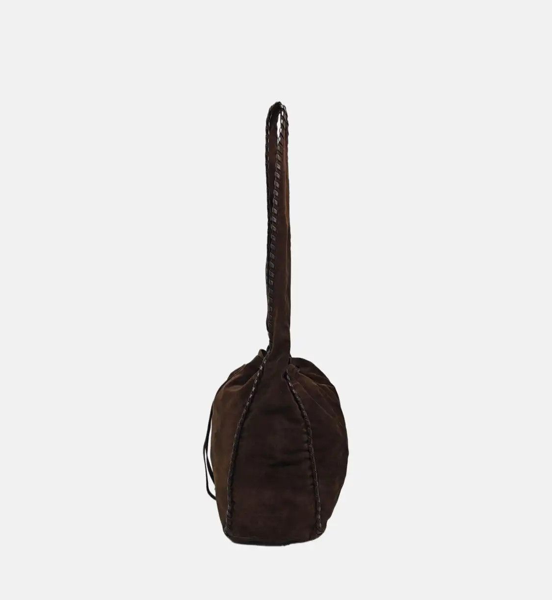 Prada PRADA brown suede shoulder bag gold hardware Size ONE SIZE - 3 Thumbnail