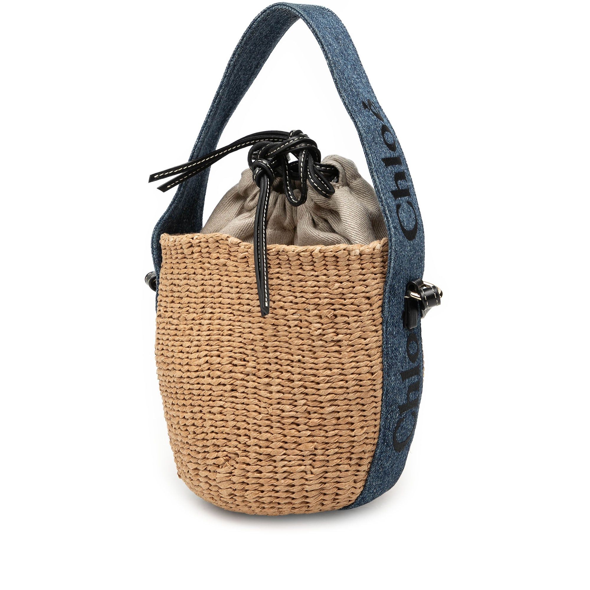 Chloe Raffia Woody Basket Bucket Bag Size ONE SIZE - 2 Thumbnail