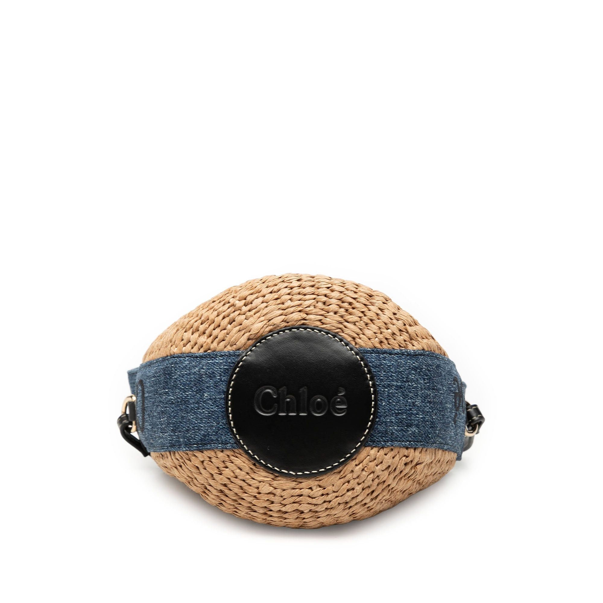 Chloe Raffia Woody Basket Bucket Bag Size ONE SIZE - 3 Thumbnail