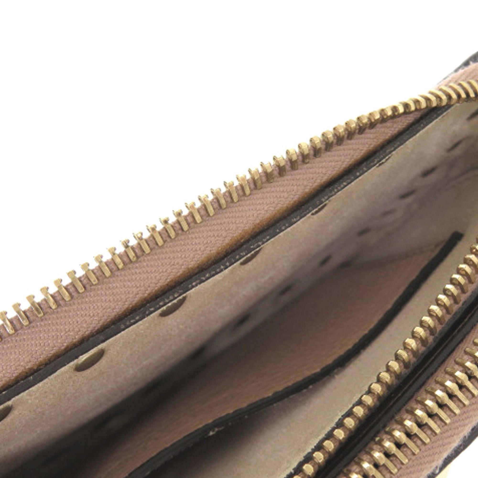 Valentino Pebbled Calfskin Rockstud Double Zip Chain Pouch Size ONE SIZE - 10 Thumbnail