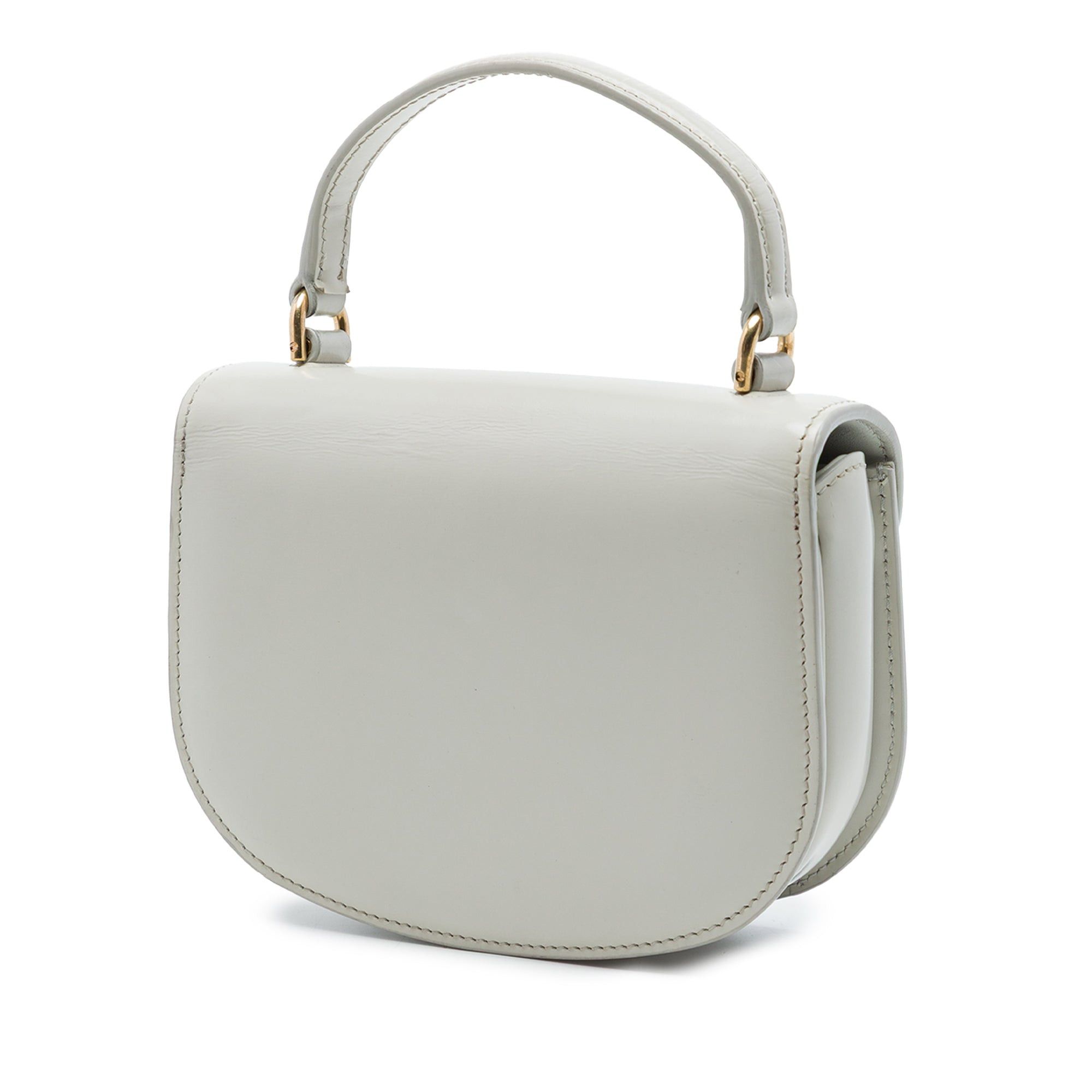 Celine Shiny Calfskin Besace Clea Satchel Size ONE SIZE - 2 Thumbnail
