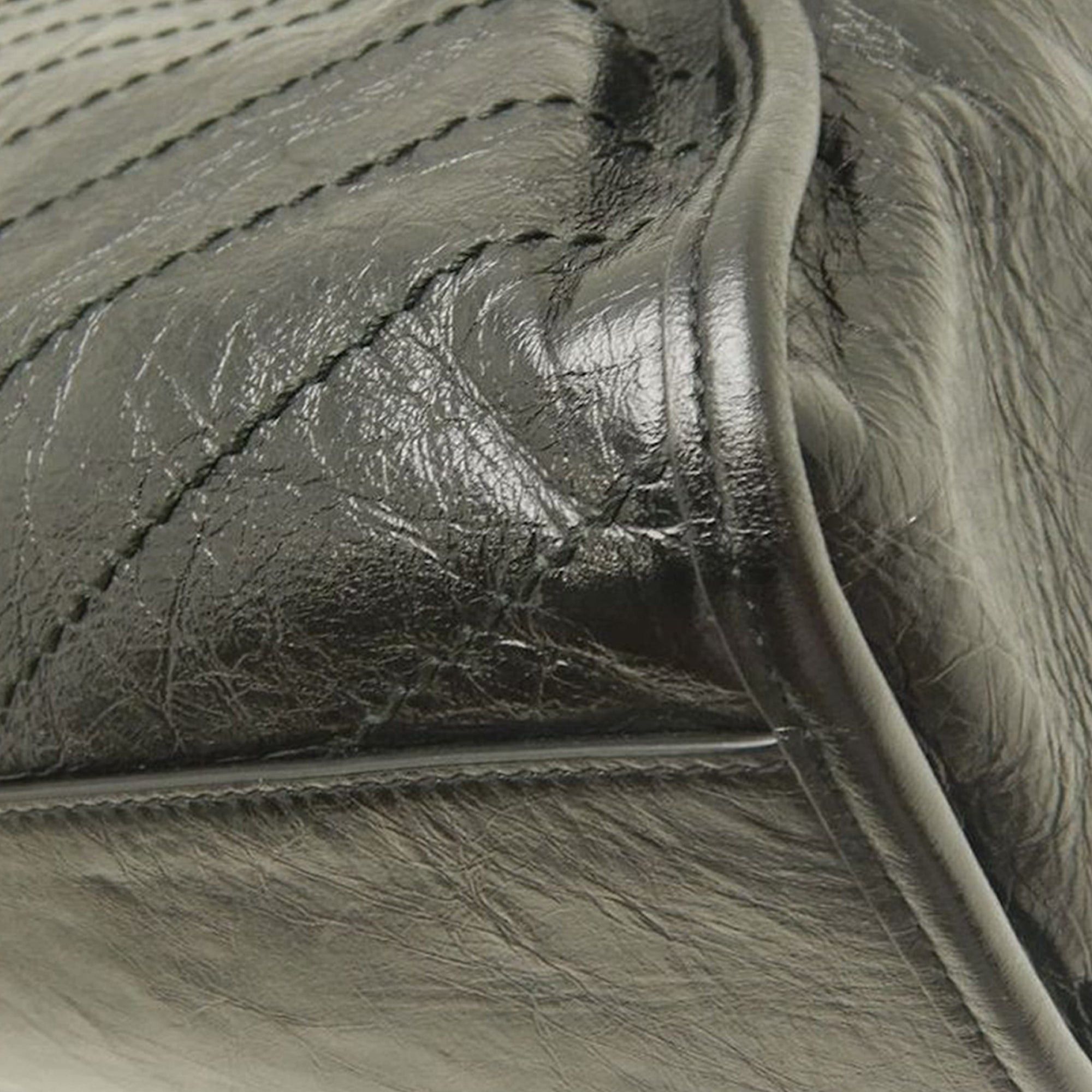 Saint Laurent Paris Crinkled Calfskin Monogram Niki Shopper Tote Size ONE SIZE - 14 Thumbnail