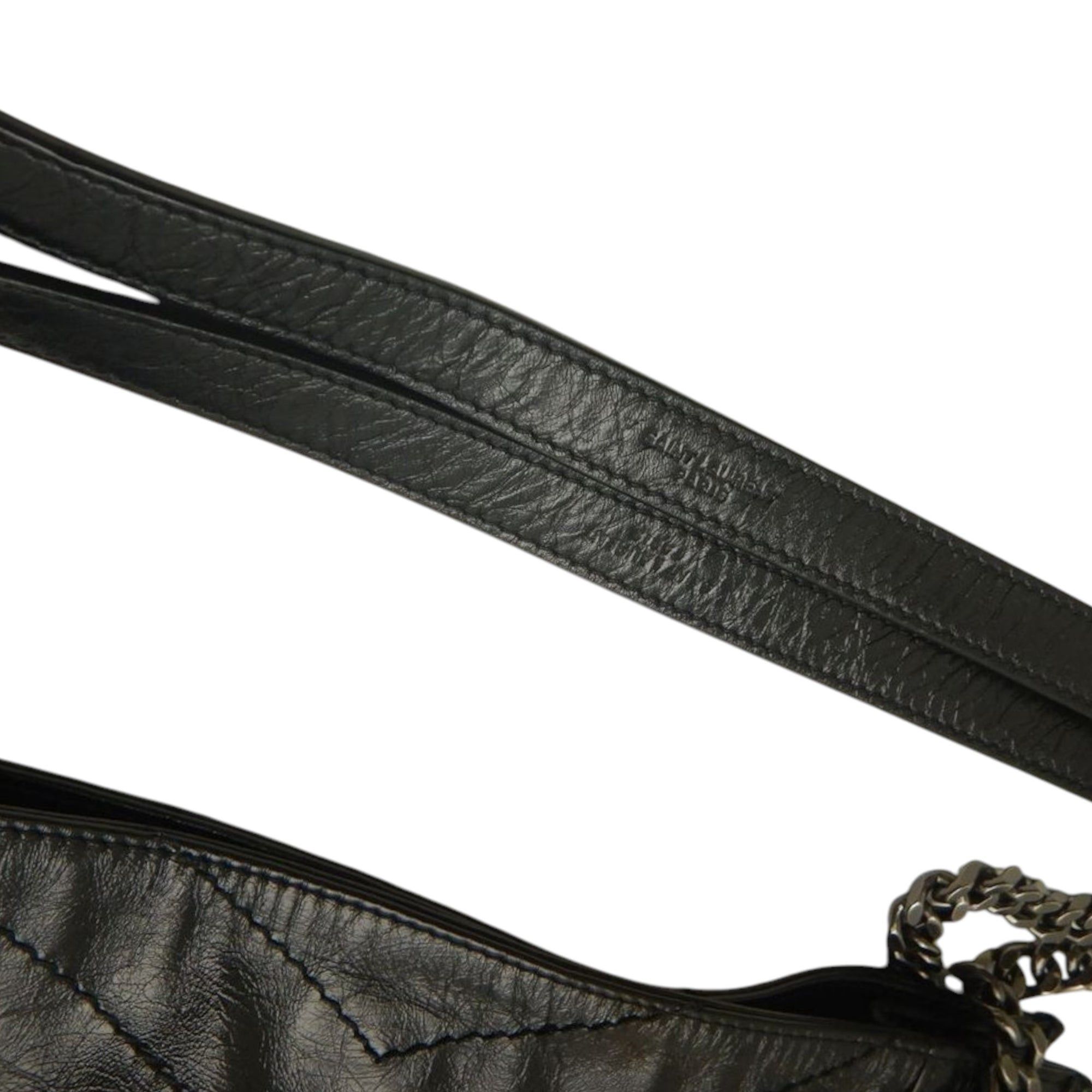 Saint Laurent Paris Crinkled Calfskin Monogram Niki Shopper Tote Size ONE SIZE - 16 Thumbnail