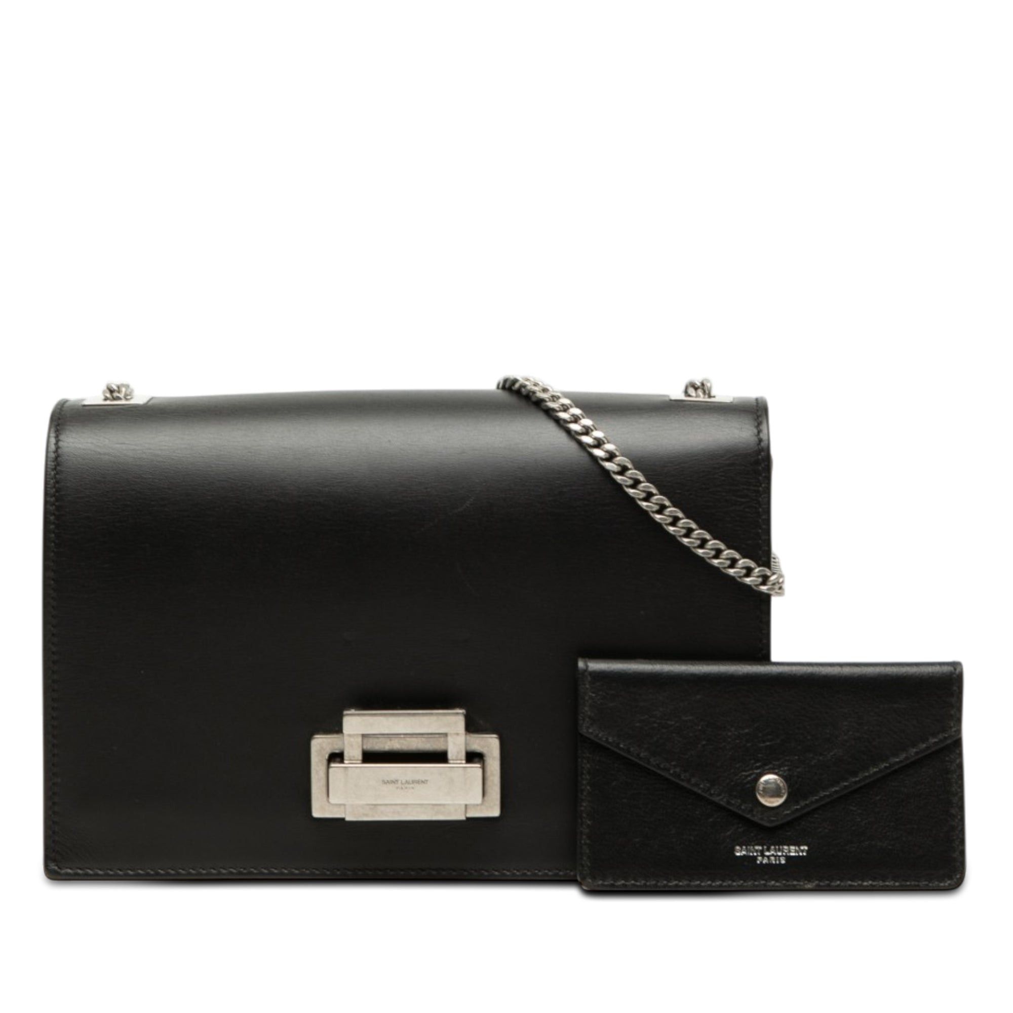 Saint Laurent Paris Smooth Calfskin Metropolis Chain Crossbody Size ONE SIZE - 8 Thumbnail
