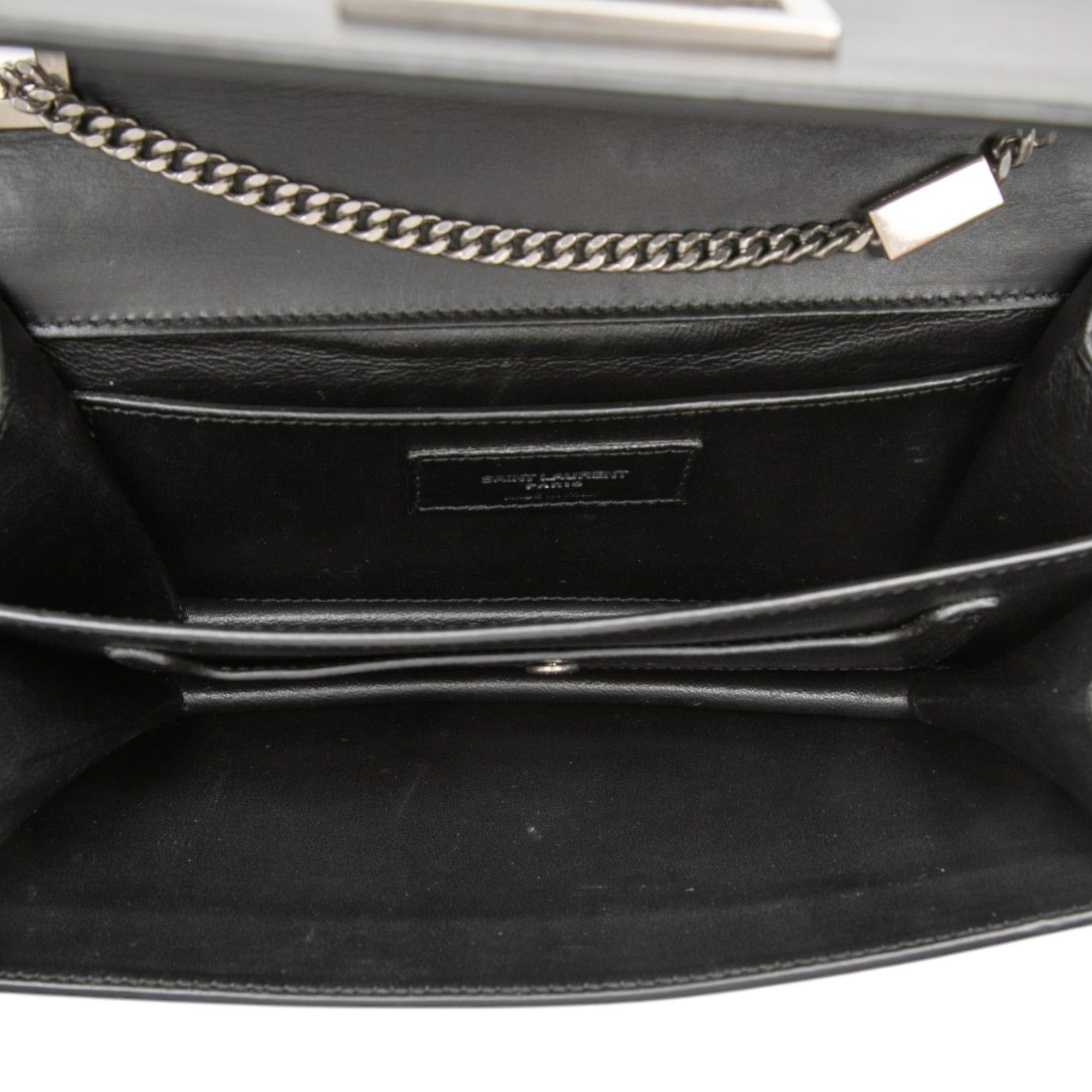 Saint Laurent Paris Smooth Calfskin Metropolis Chain Crossbody Size ONE SIZE - 4 Thumbnail