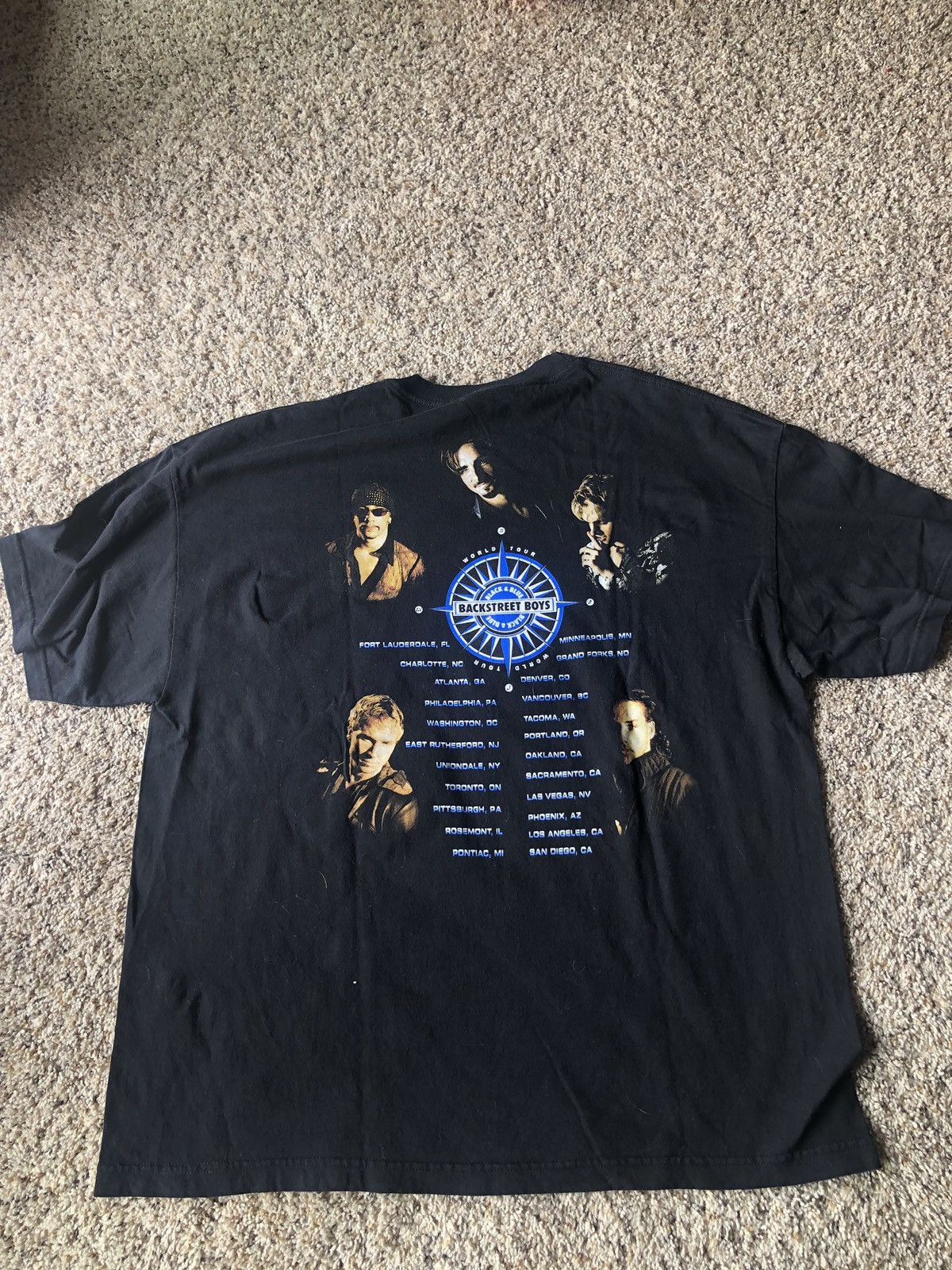 Band Tees × Giant × Vintage Vintage Backstreet Boys Black & Blue 