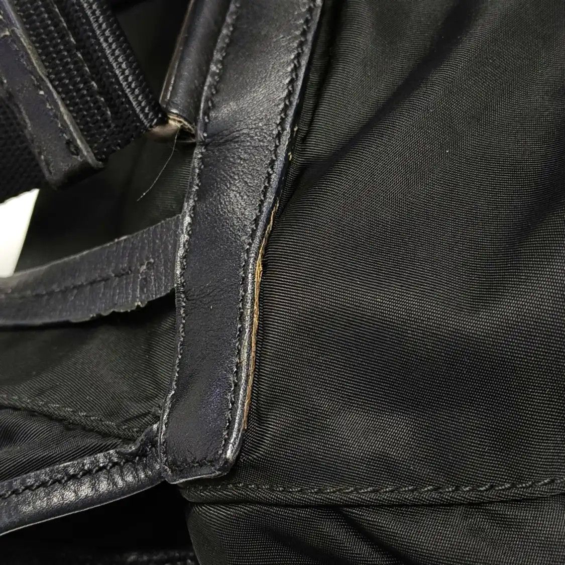 Prada PRADA black nylon logo backpack silver hardware Size ONE SIZE - 19 Thumbnail